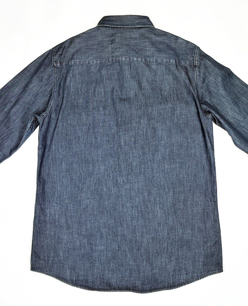 A.P.C. A.P.C denim double pocket long sleeve shirt rue madame paris Size US S / EU 44-46 / 1 - 9 Thumbnail