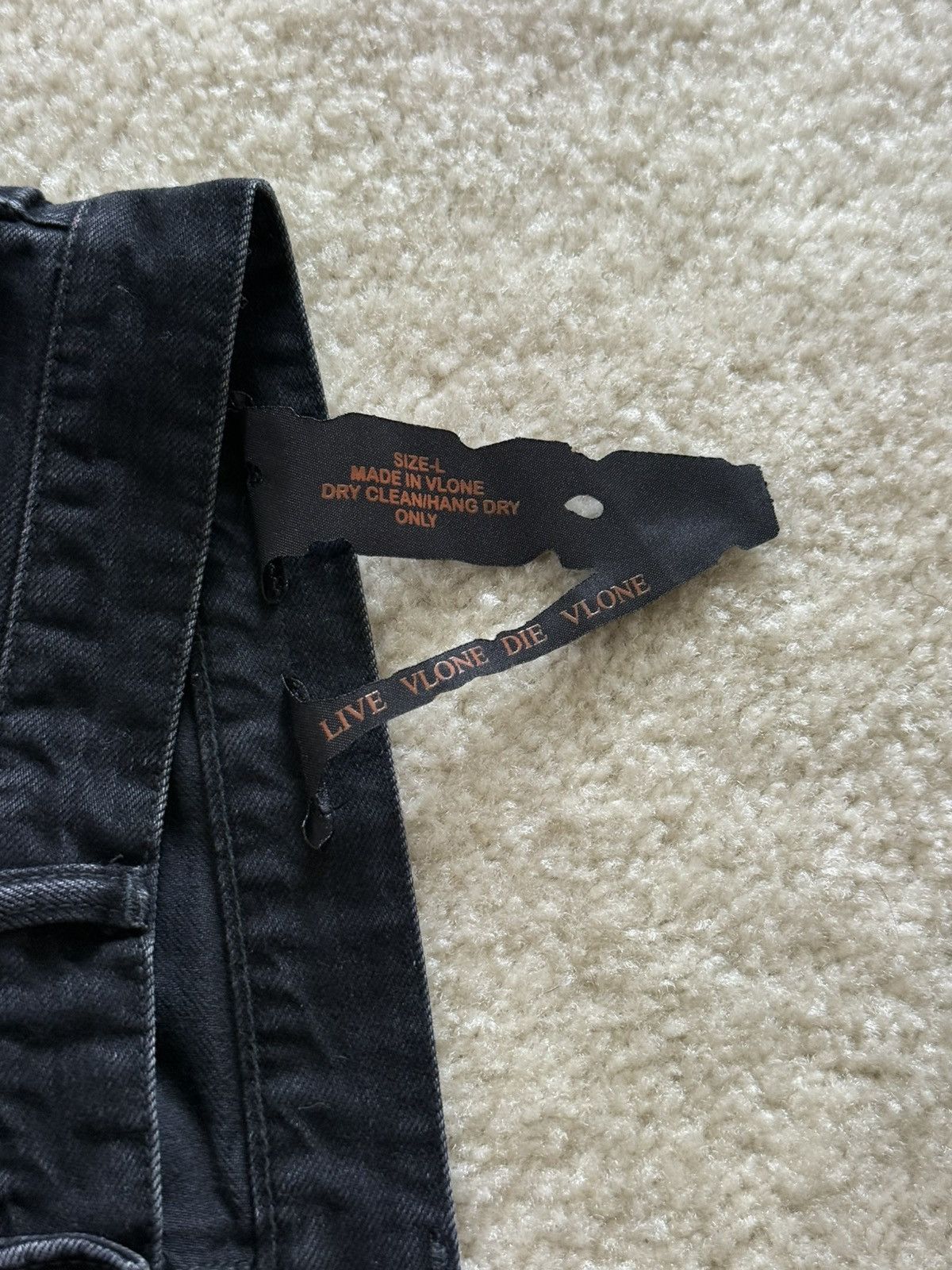 Vlone VLONE SS18 Black Scab Denim Size US 32 / EU 48 - 7 Thumbnail