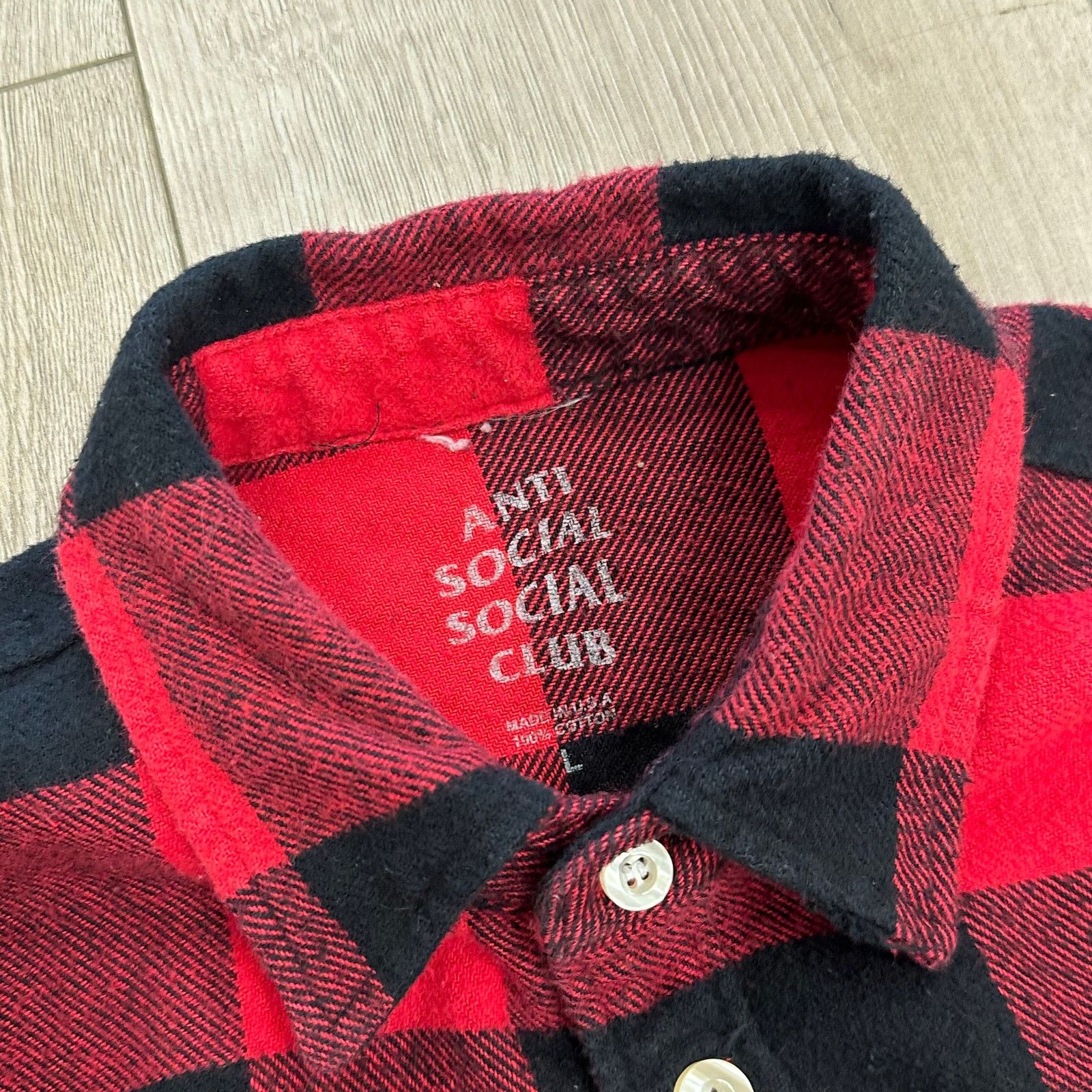 Anti Social Social Club FW21 Anti Social Social Club Floral Flannel Button Up Shirt Size US L / EU 52-54 / 3 - 5 Thumbnail