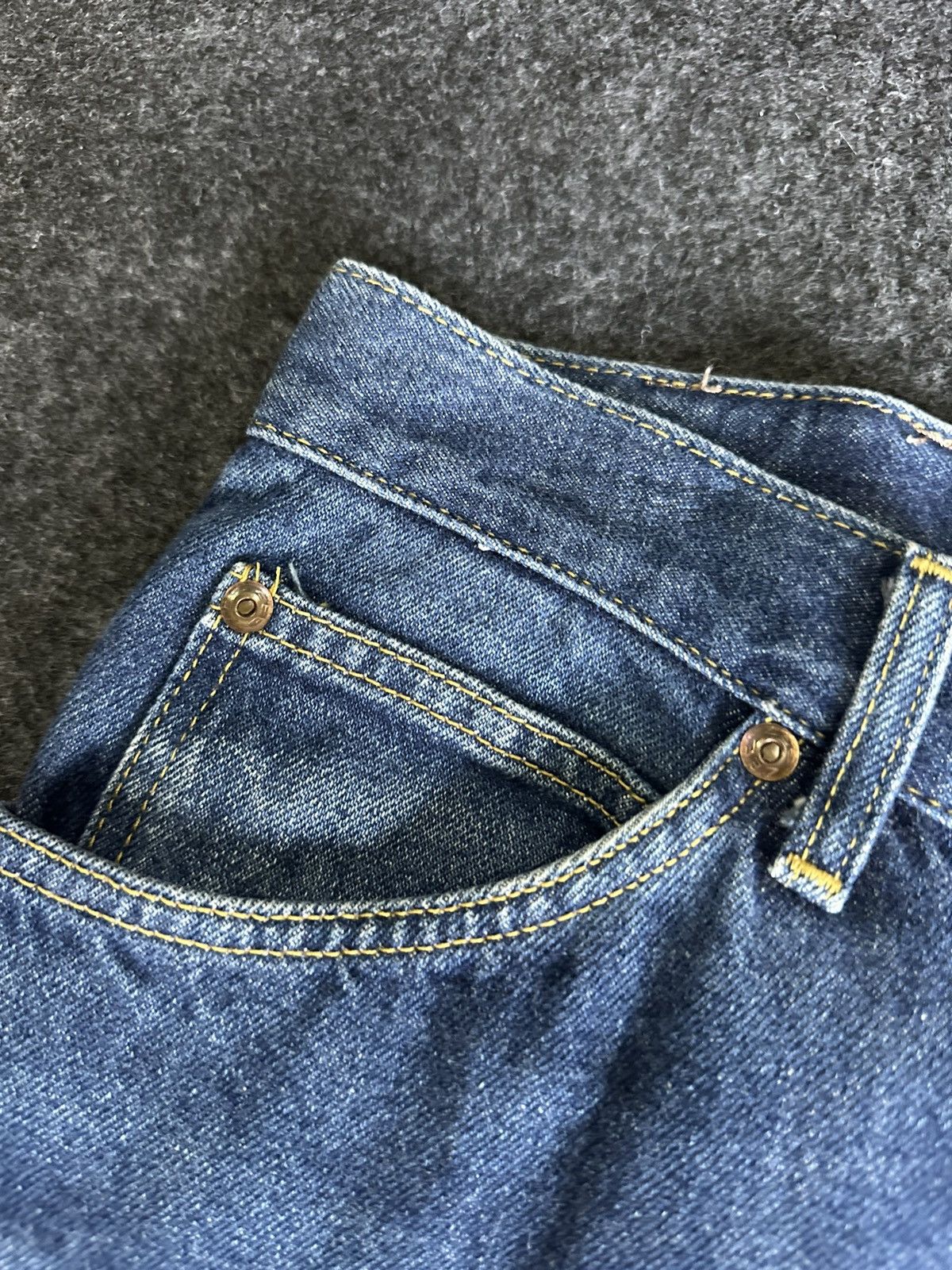 Lee Lee Vintage Blue Washed Japan Denim D122 Size US 32 / EU 48 - 8 Thumbnail