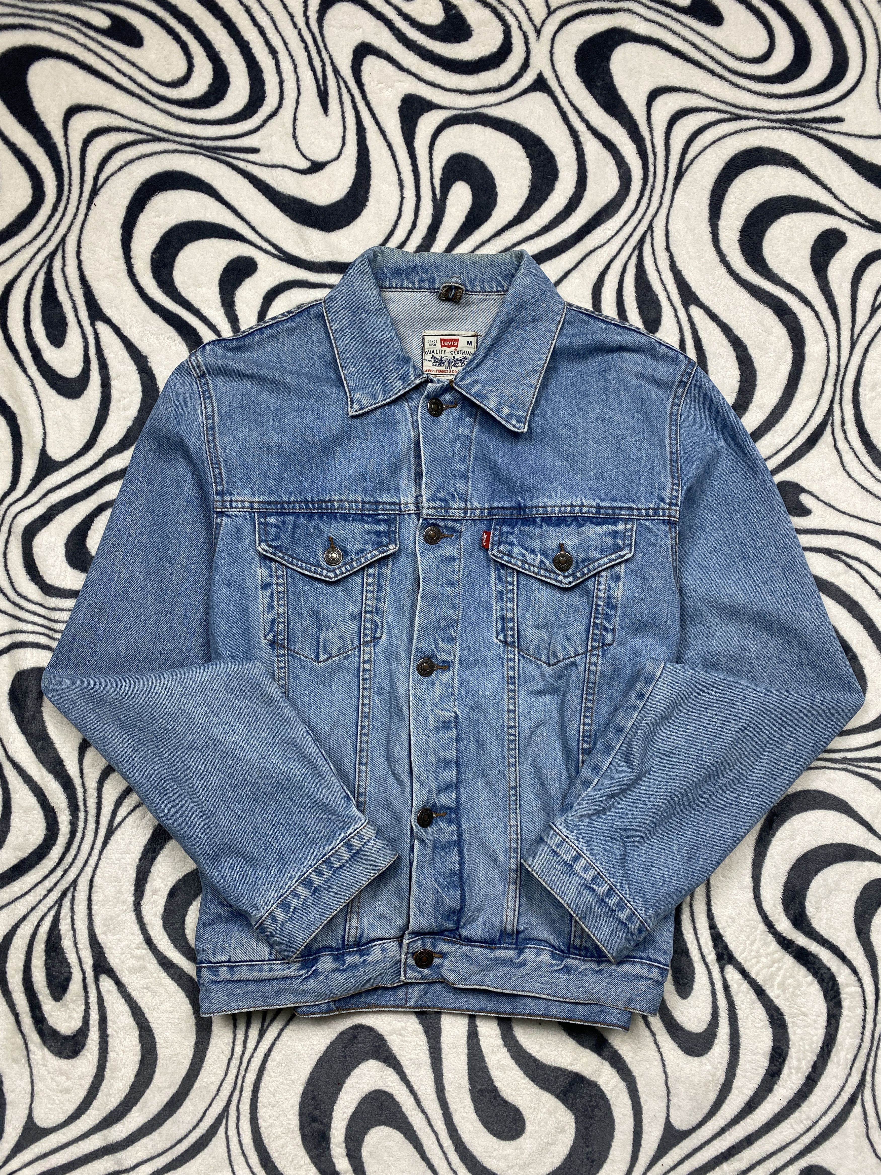 Levi's Levi's 501 90s Vintage Mens Denim Jacket Size US M / EU 48-50 / 2 - 1 Thumbnail