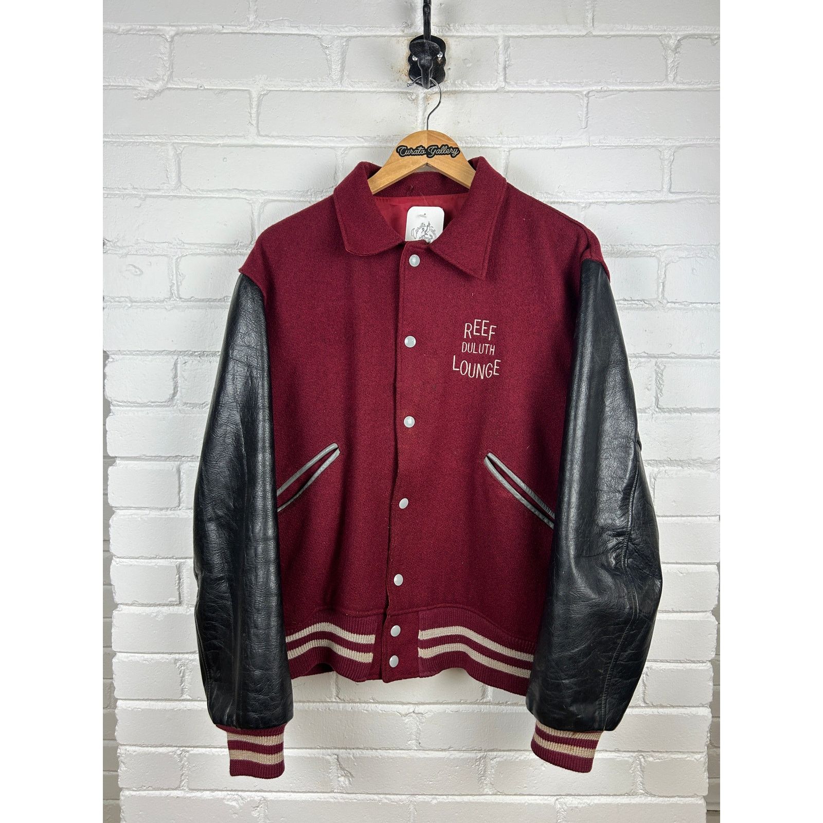 Vintage Vintage 80s/90s Duluth Lounge Varsity Letterman Jacket L Size US L / EU 52-54 / 3 - 1 Thumbnail