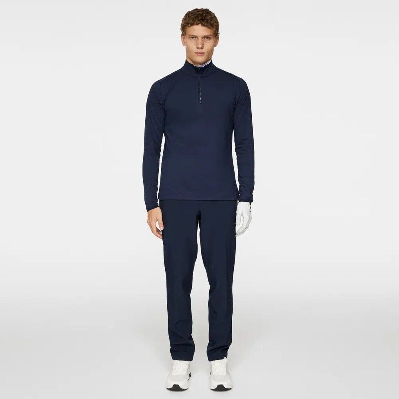 J.Lindeberg J. Lindeberg Men's Eyethor Quarter Zip Mid Layer Fast Dry Size US M / EU 48-50 / 2 - 4 Thumbnail