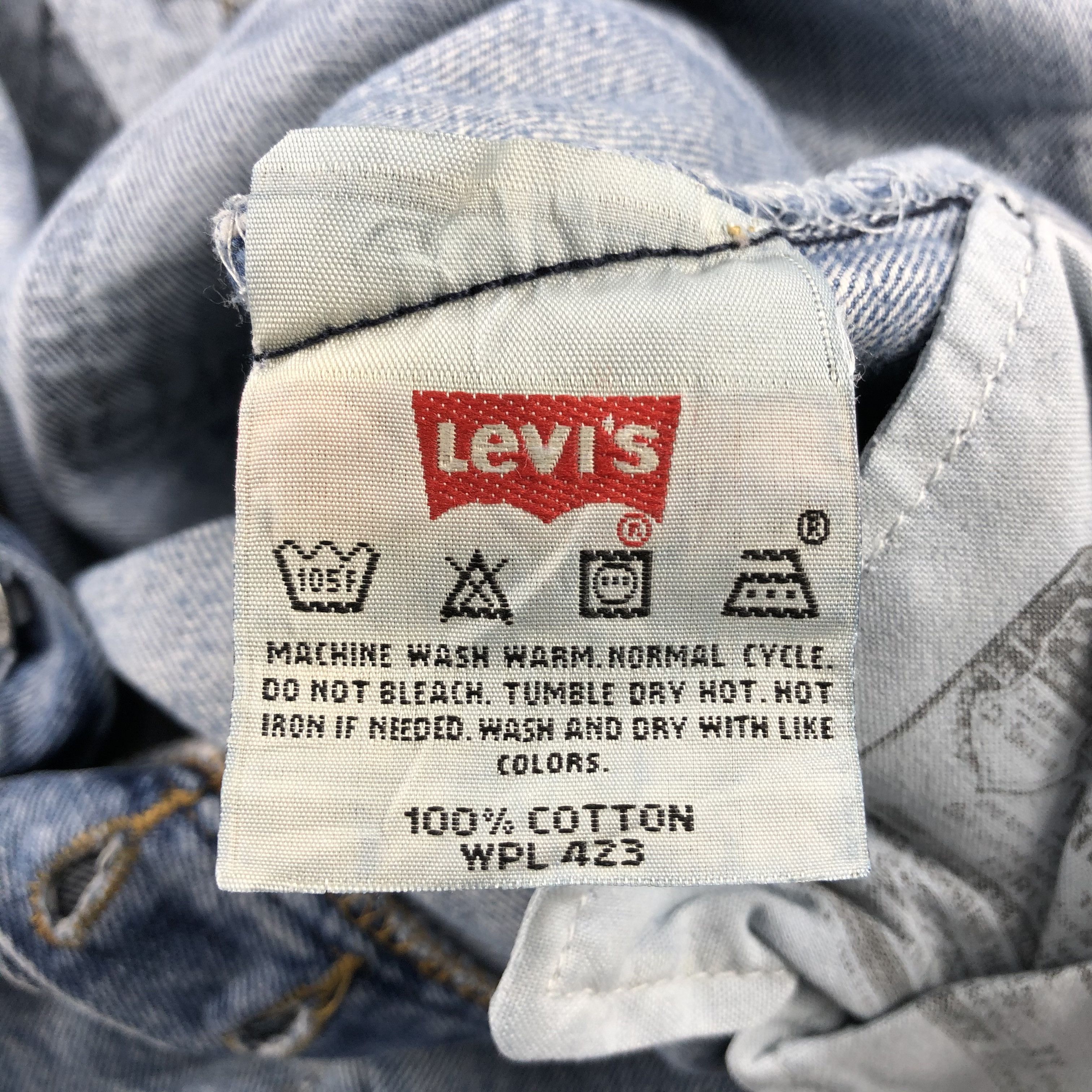 Levi's × Vintage Vintage 90s Distress Levis 501 Jeans-JM1142 Size US 37 - 14 Thumbnail