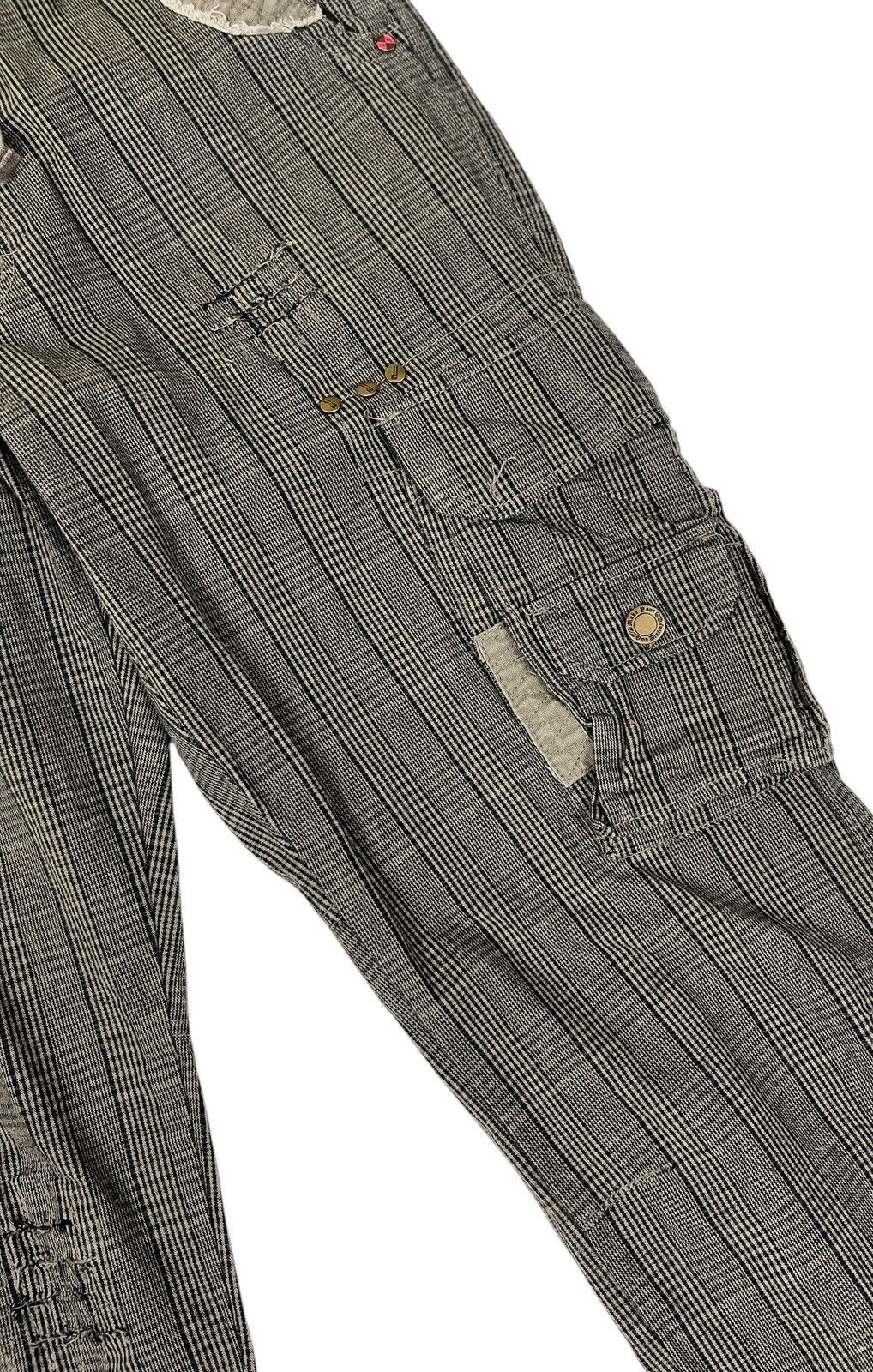 Japanese Brand Japanese Brand Rough Soul Cargo Distress Style Pants Size US 34 / EU 50 - 8 Thumbnail