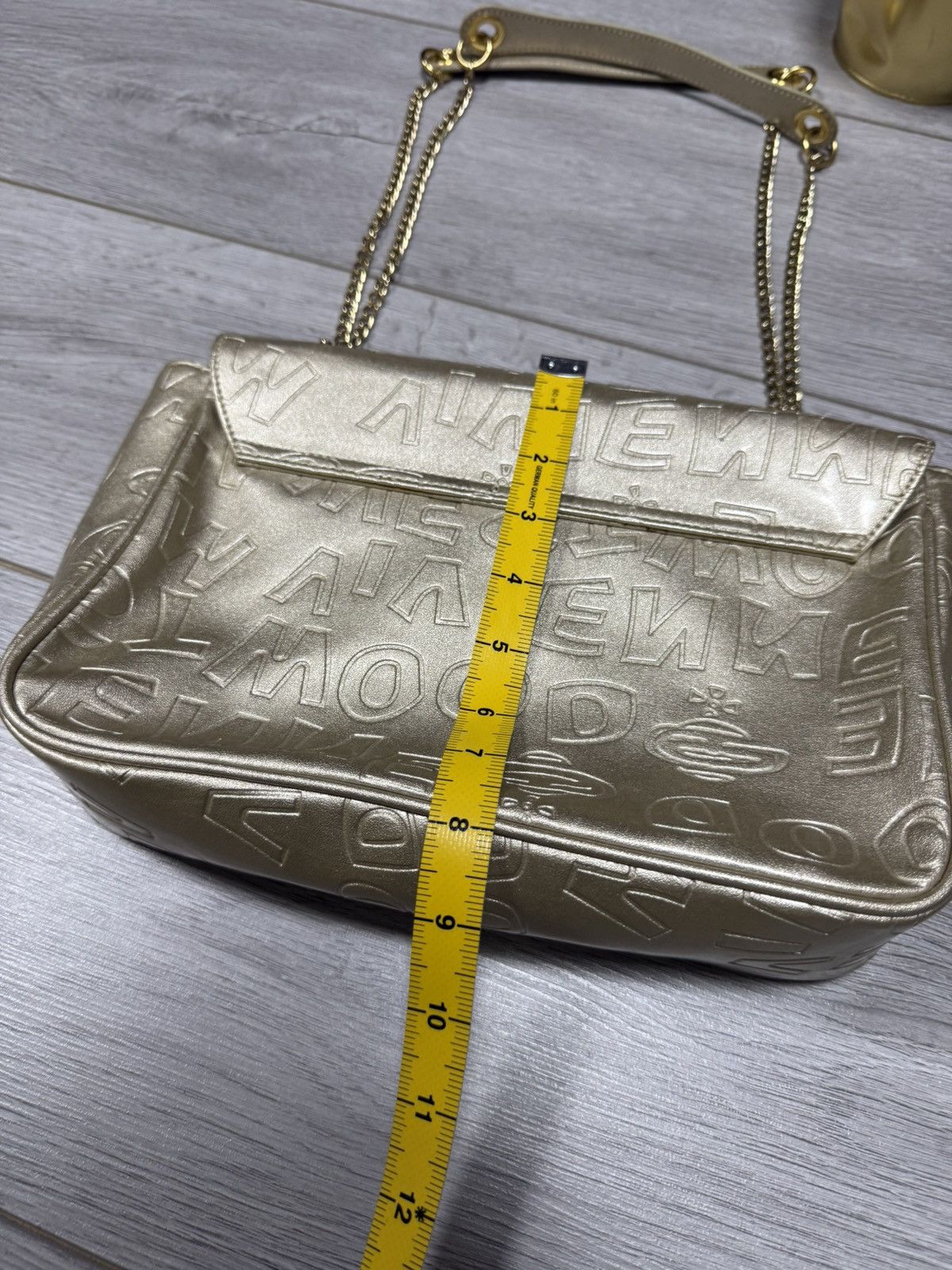 Vivienne Westwood Vivienne Westwood big gild orb monogram chain bag Size ONE SIZE - 15 Thumbnail