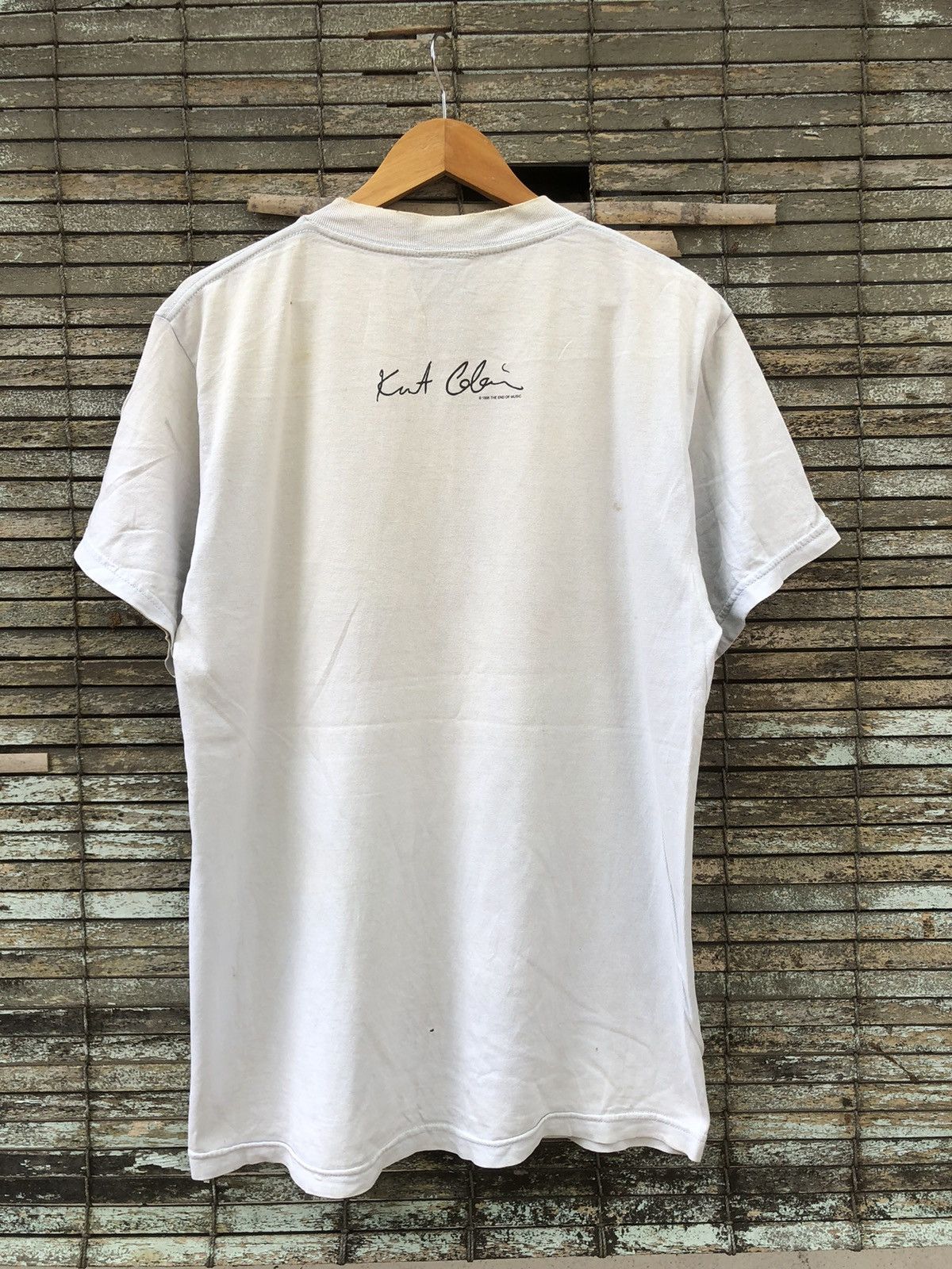Band Tees RARE Vintage 90s Kurt Cobain Nirvana Band Tee Size US L / EU 52-54 / 3 - 11 Thumbnail