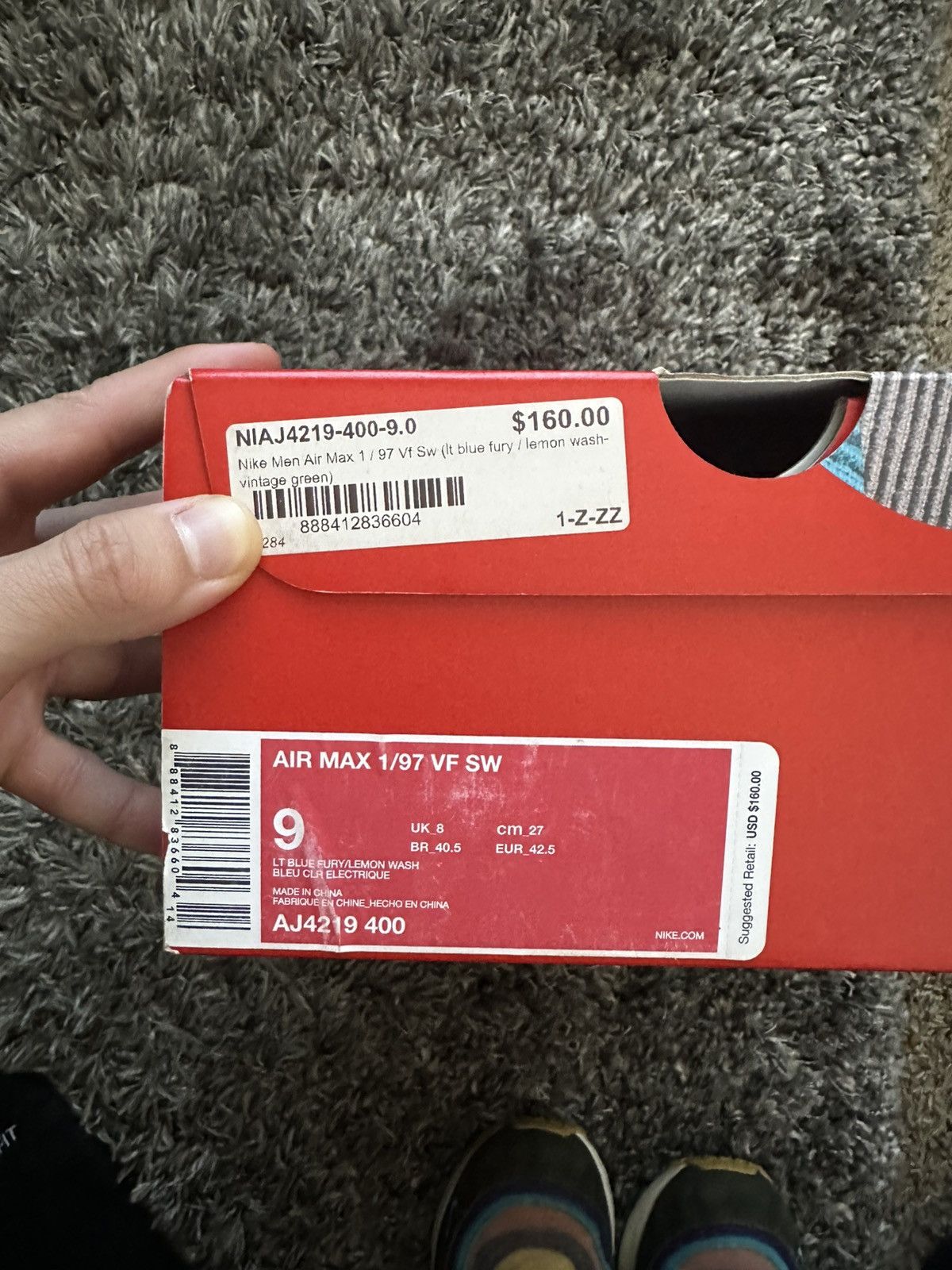 Nike Sean Wotherspoon Air Max 1/97 Size US 9 / EU 42 - 10 Thumbnail