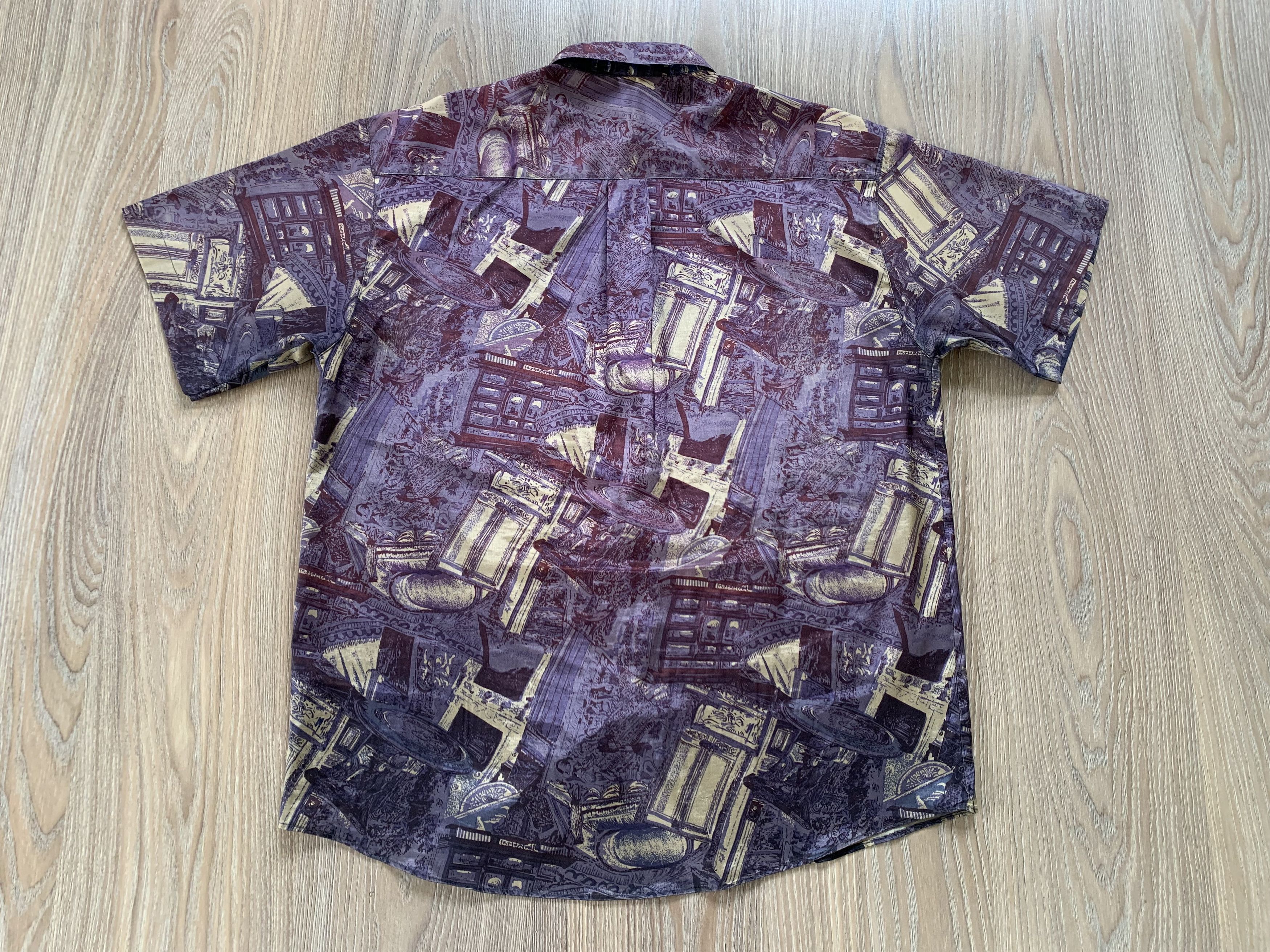 Other T. Corner Thai Silk Vintage Abstract Printed Shirt Size US L / EU 52-54 / 3 - 3 Thumbnail