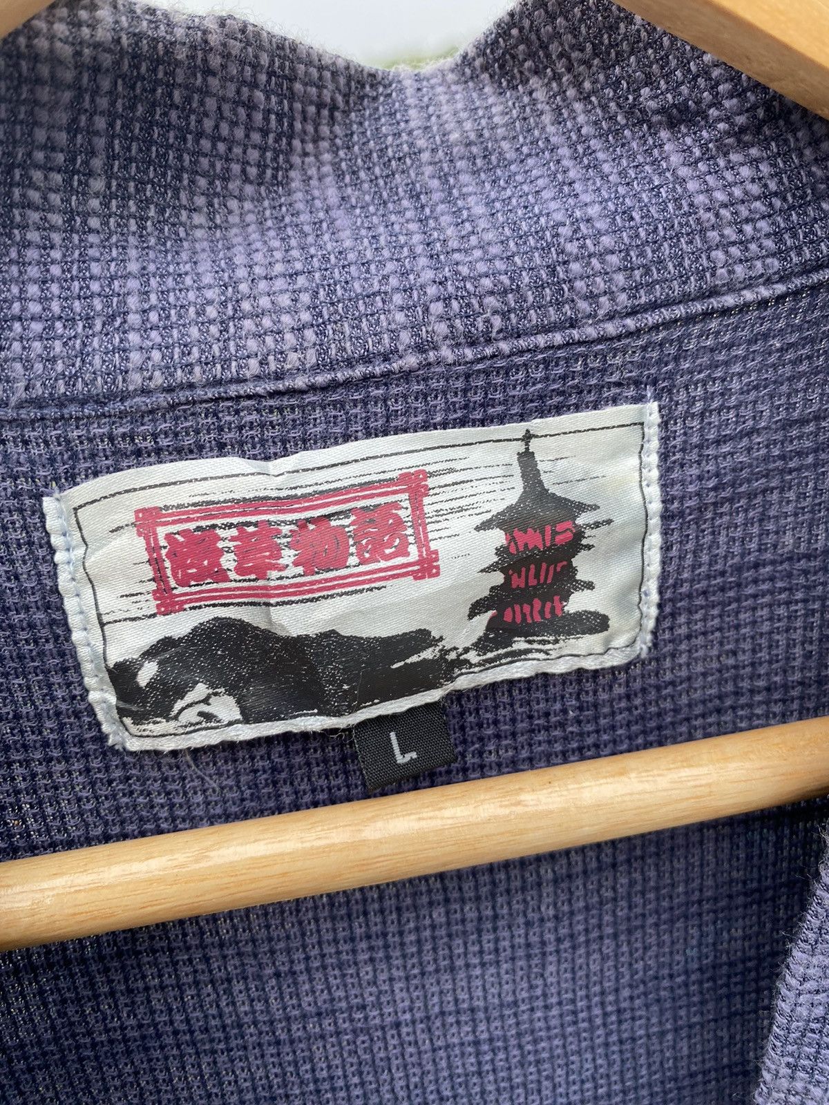 Indigo × Japanese Brand Sunjuro Kimono Woven Dragon Jacket Narogi Linen Size US L / EU 52-54 / 3 - 7 Thumbnail
