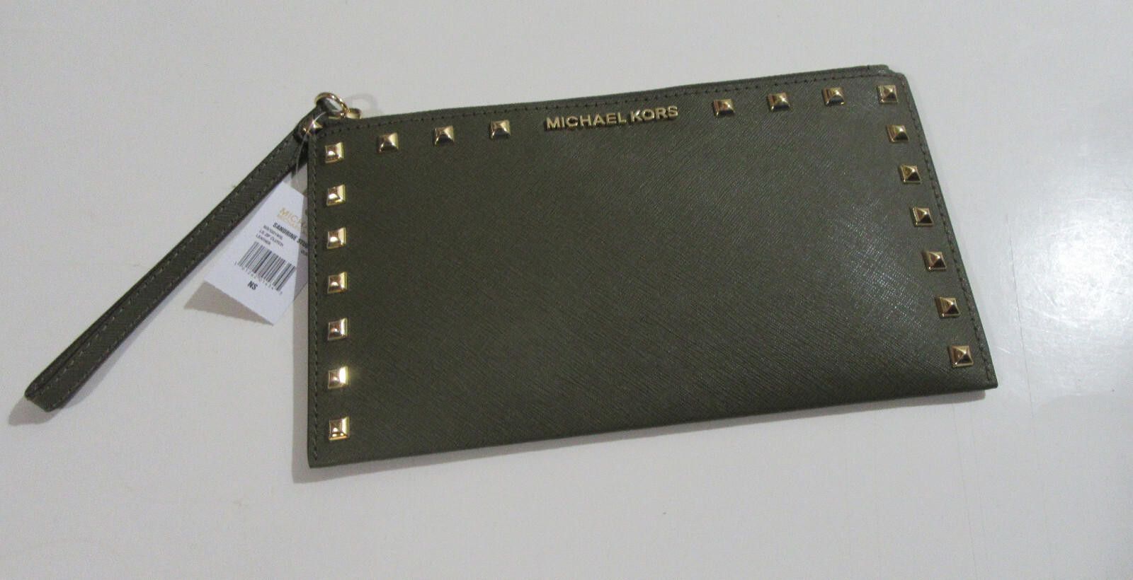 Michael Kors Michael Kors Womens Saffiano Leather Large Navy Size ONE SIZE - 8 Thumbnail