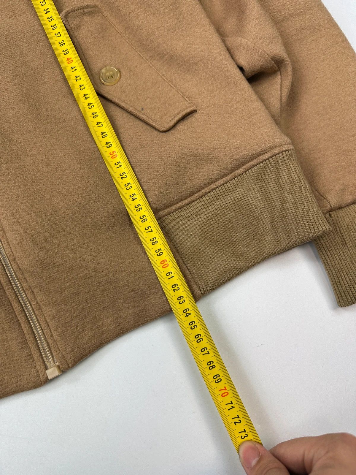 Prada Prada Milano FW2000 Beige Brown Wool & Leather Bomber Jacket Size US M / EU 48-50 / 2 - 15 Thumbnail