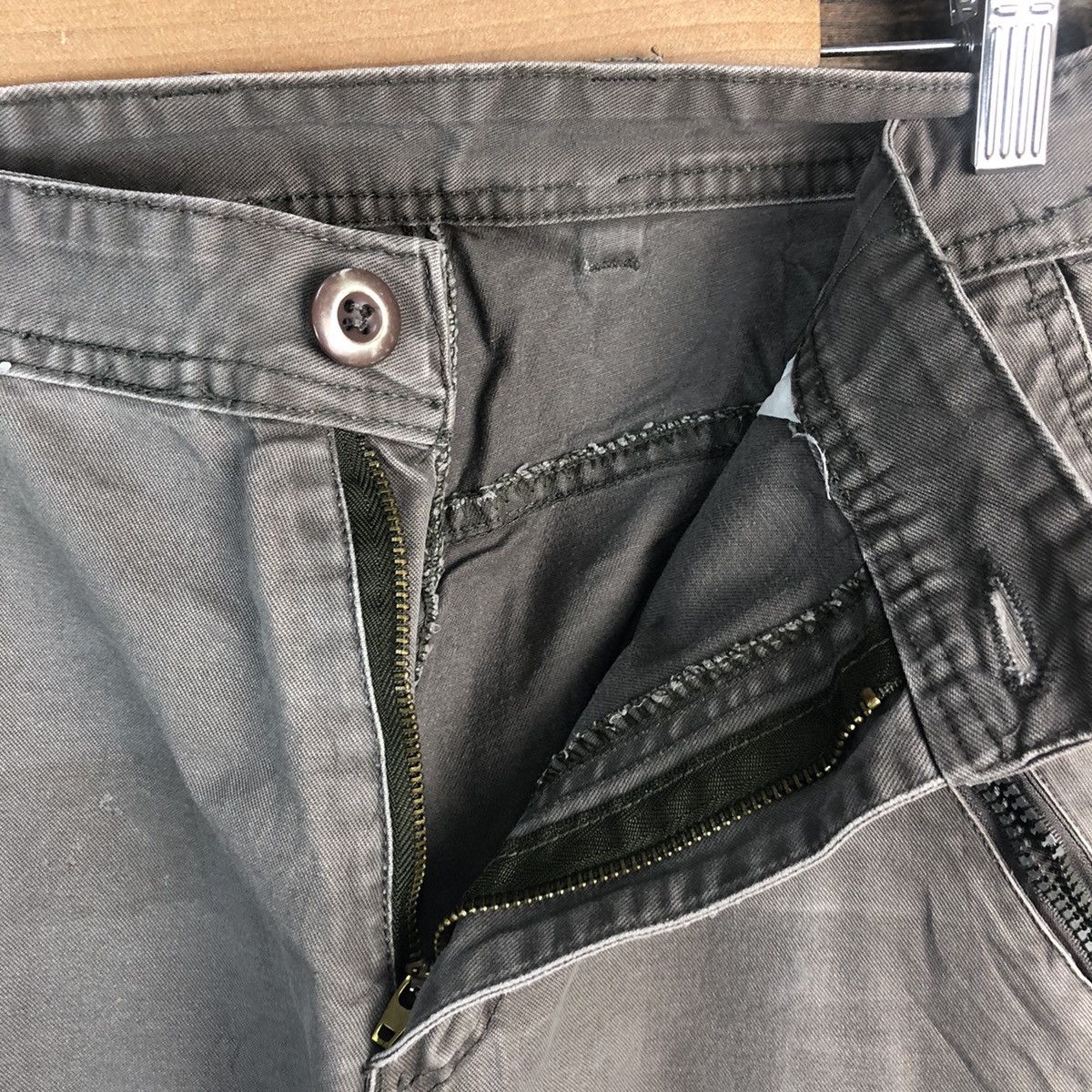 Japanese Brand DL Japanese Brand Brown Cargo Multipocket Pants #C657 Size US 36 / EU 52 - 14 Thumbnail