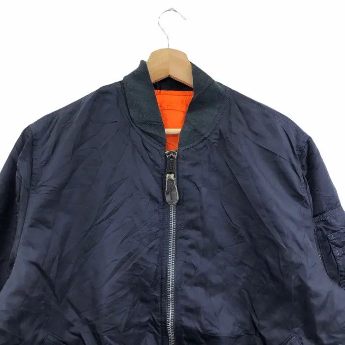 Alpha Industries Vtg 90’ ALPHA INDUSTRIES USAF Type MA-1 Flight Jacket Size US XL / EU 56 / 4 - 2 Thumbnail