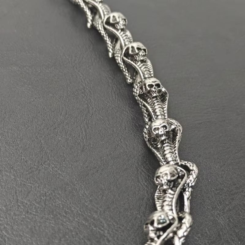 Jewelry Serpentine Skeleton Pants Chain Waist Hip Hop Jewelry Size ONE SIZE - 9 Thumbnail