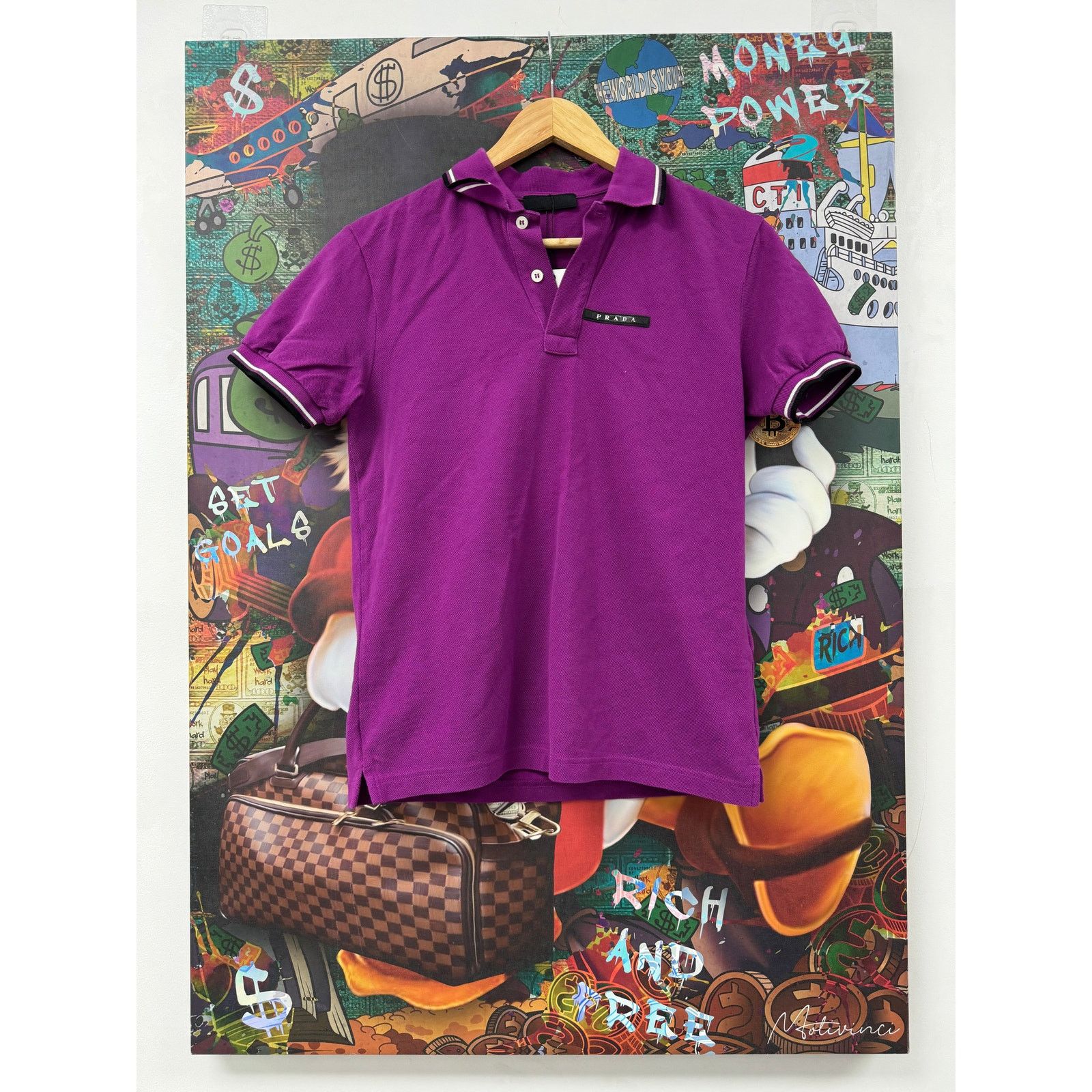 Prada Polo Purple Used XS
