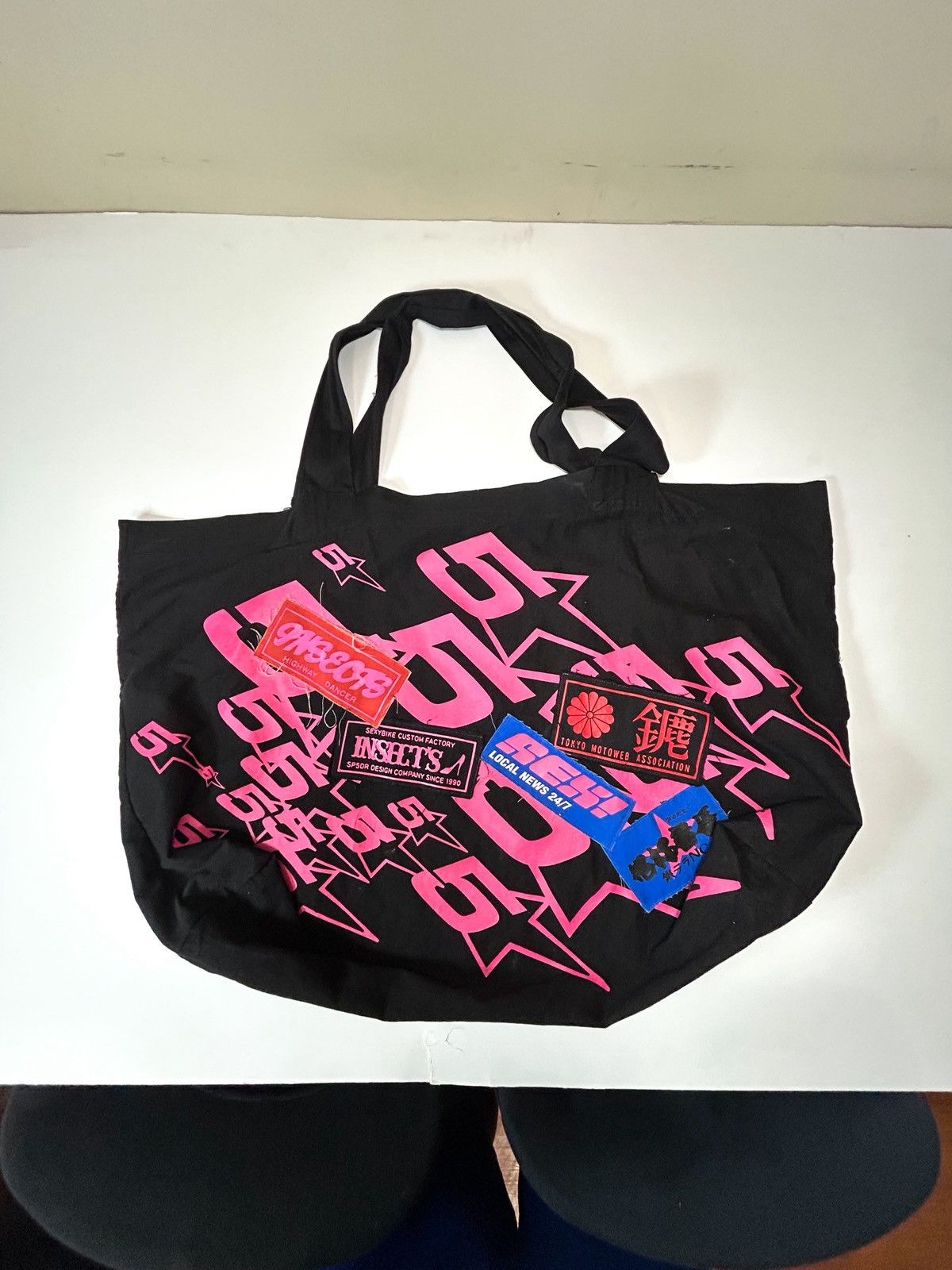Sp5der Sp5der Spider Worldwide oversized Tote bag Size ONE SIZE - 2 Thumbnail
