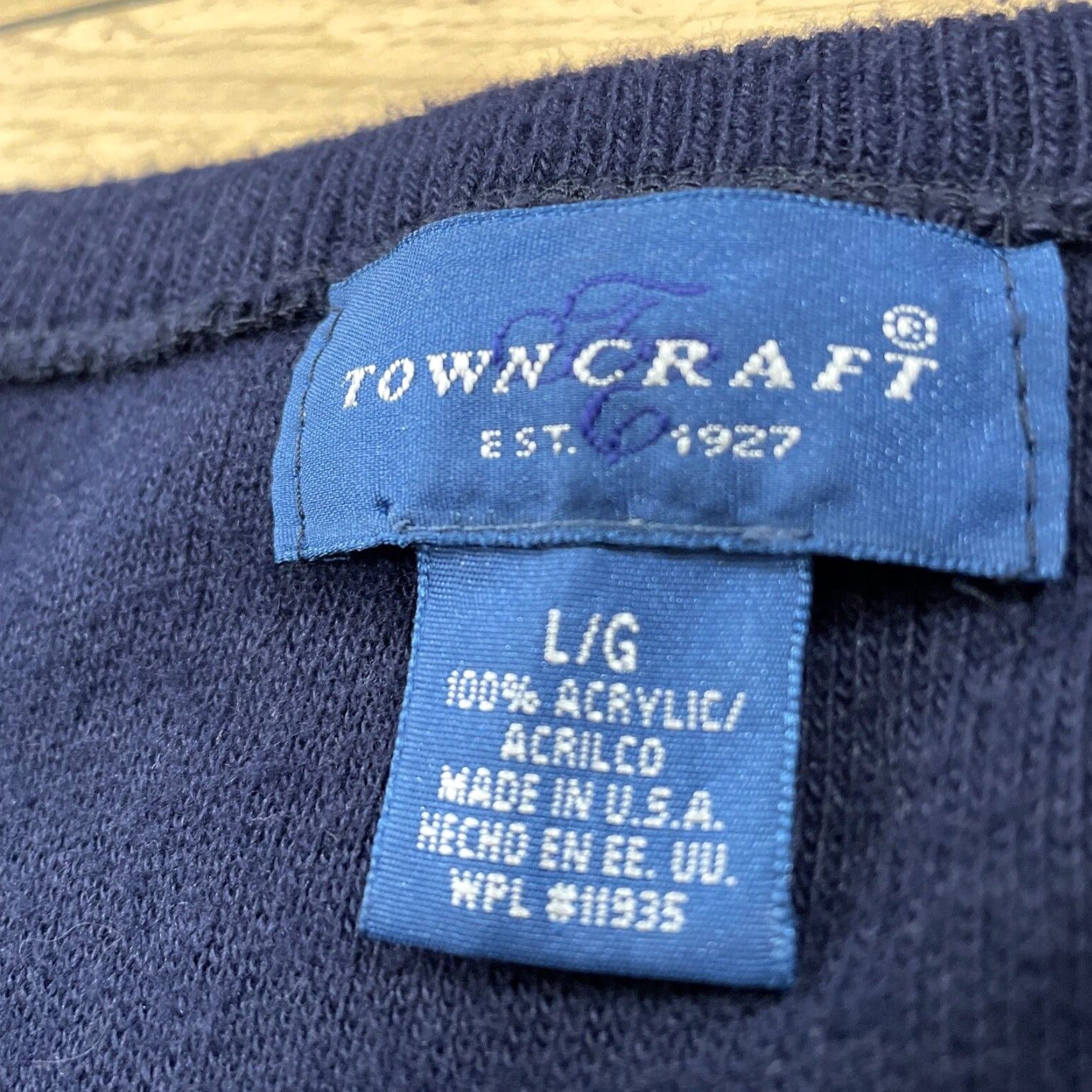 Vintage VINTAGE Towncraft Vest Men L Blue Vneck 90s Made USA Classic Capusle Penneys Towncraft / Vintage / 90s / Preppy Academia / Blue / Vneck / Vest / Men Size US L / EU 52-54 / 3 - 6 Thumbnail
