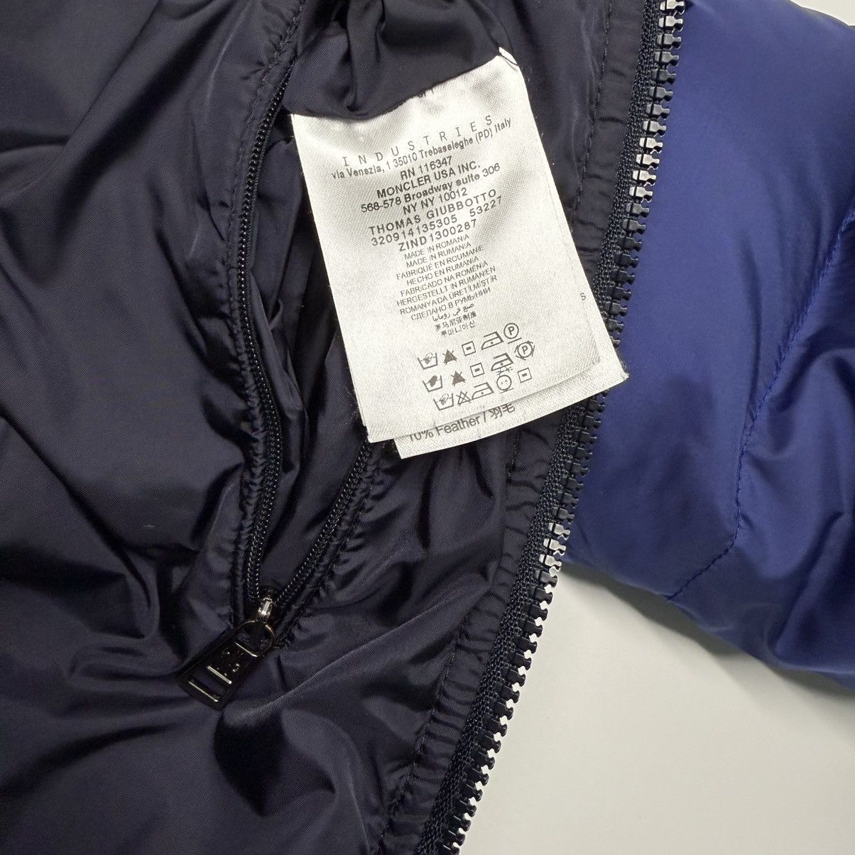 Moncler Moncler Thomas Men’s Down Puffer Jacket Size 2 (S/M) Blue Size US S / EU 44-46 / 1 - 11 Thumbnail