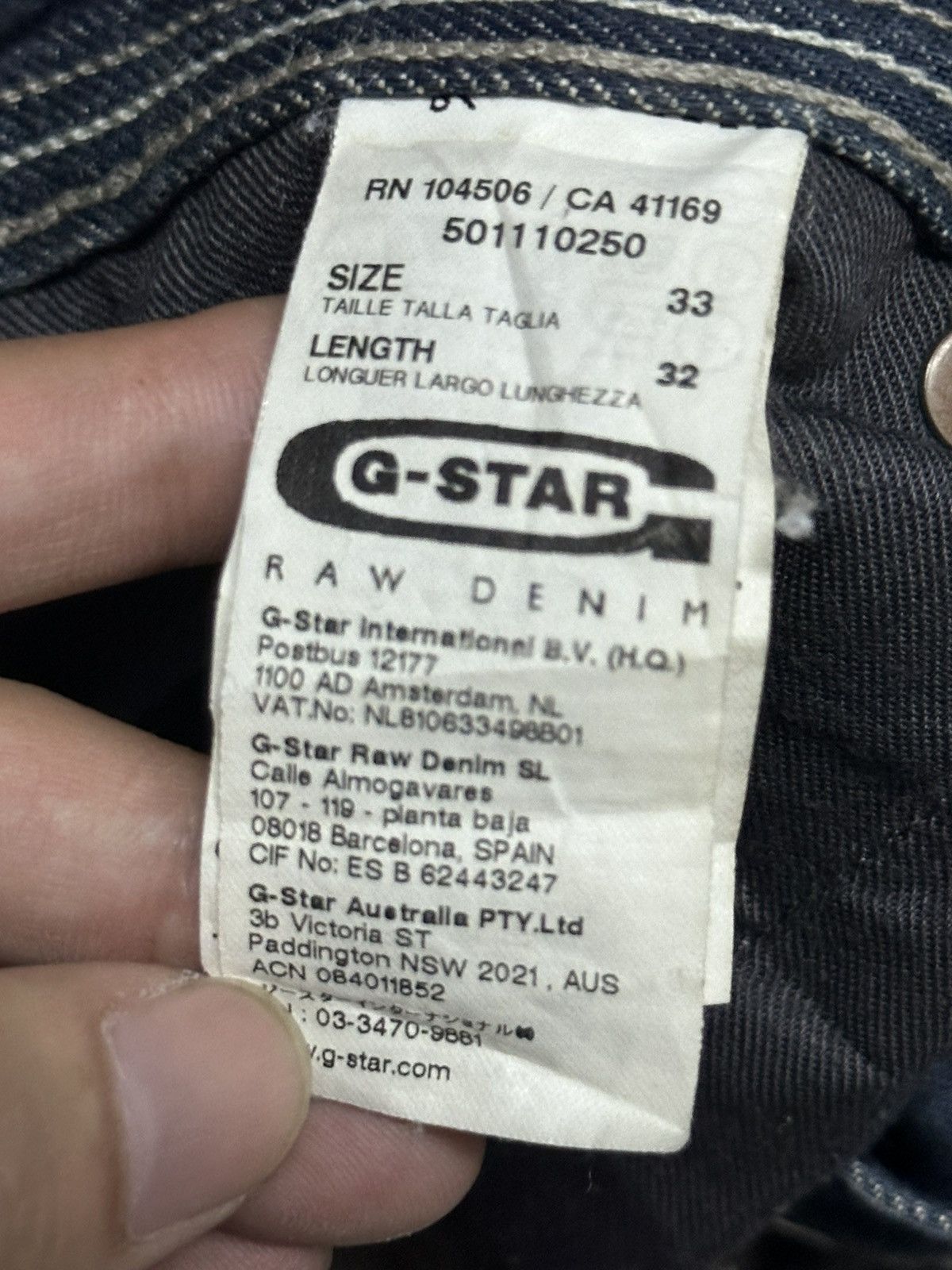 G-Star G Star Vintage Distressed Baggy Loose Style & Faded Wash Size US 32 / EU 48 - 9 Thumbnail