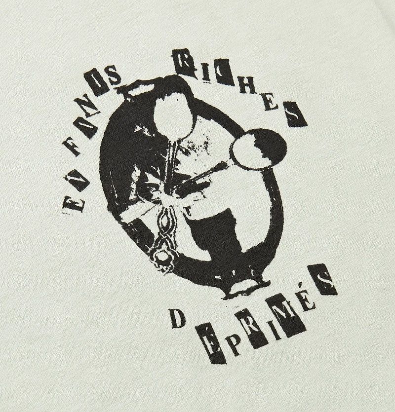 Enfants Riches Deprimes Silver Spoon Printed Cotton-Jersey T-shirt Size US L / EU 52-54 / 3 - 4 Thumbnail
