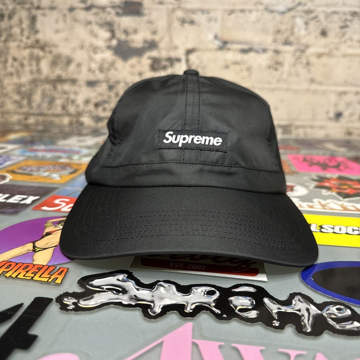 Supreme Crown Band Nylon 6-Panel 黒 Supreme Crown Band Nylon 6-Panel Black