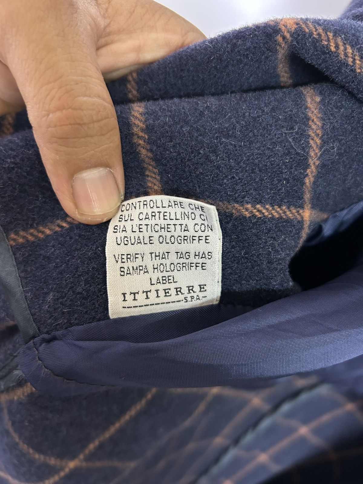Versace ⚡️Vintage Luxury Versace Wool Flannel Hoodie Zipper Jacket Size US M / EU 48-50 / 2 - 15 Thumbnail