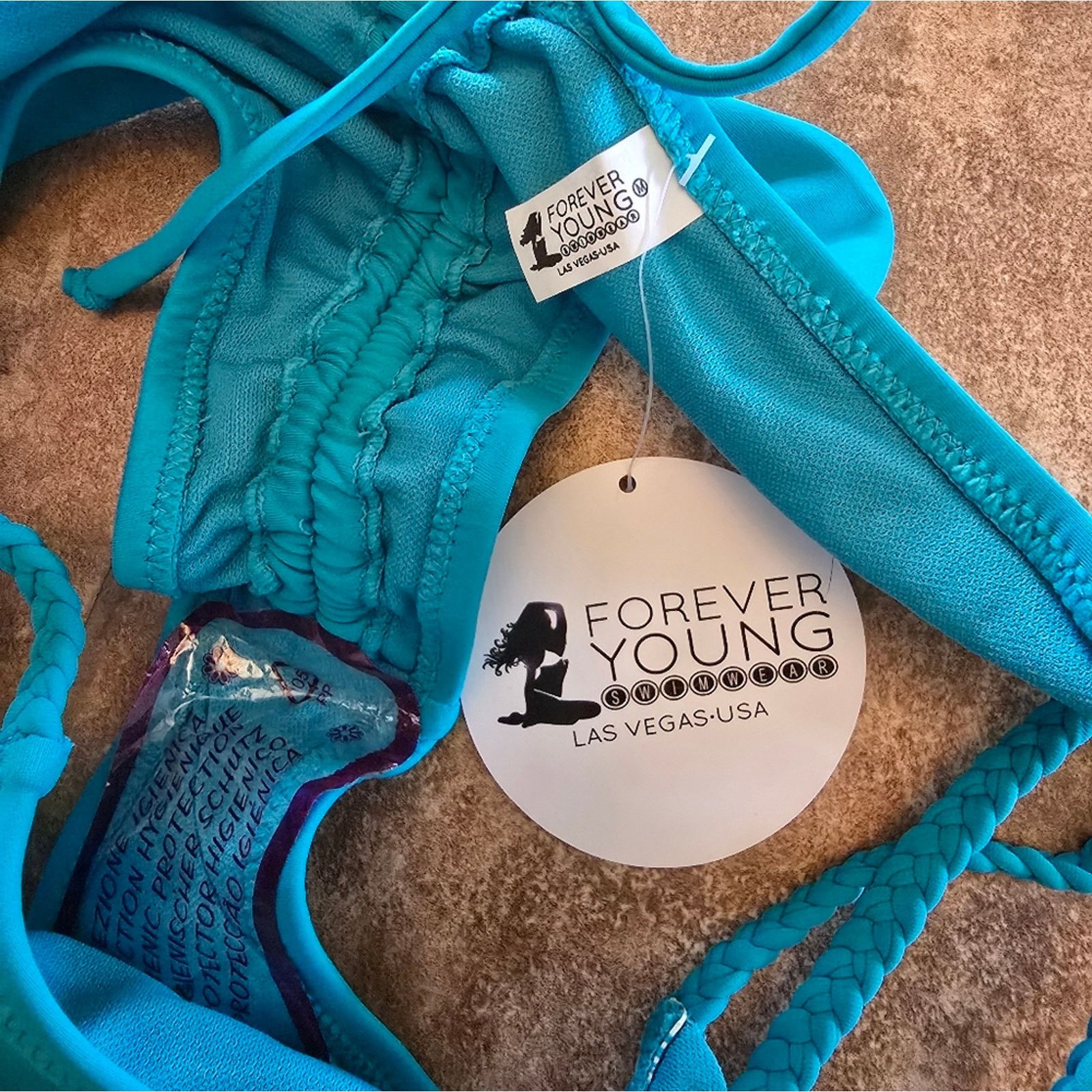Other Teal Wave | FYS | Kingston Bikini Bottoms Size ONE SIZE - 4 Thumbnail