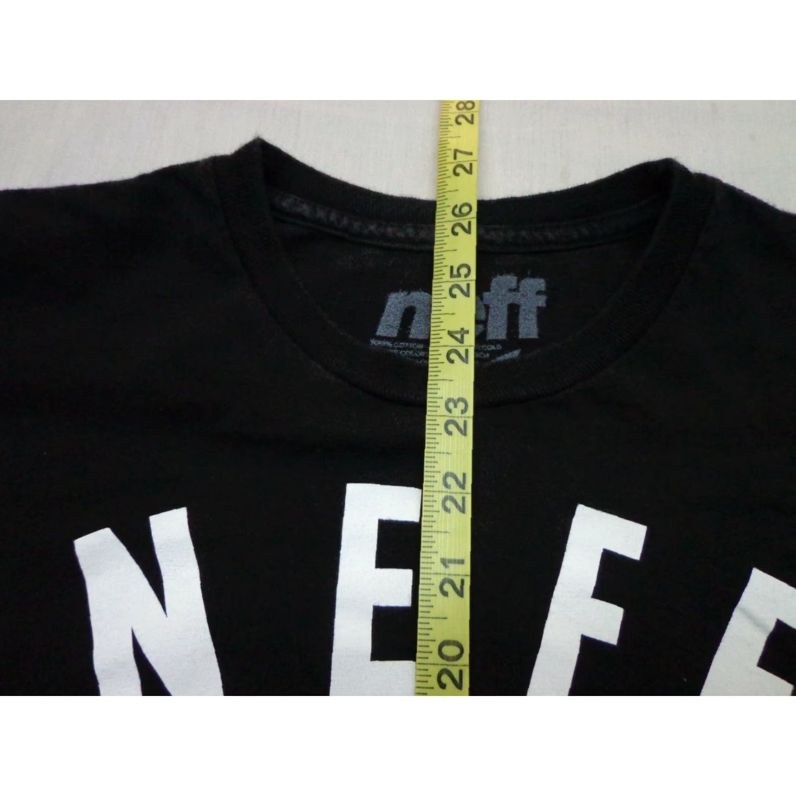 Vintage Neff Shirt Mens T-Shirt Black Size M Regular Cotton Neff Mighty Fierce Graphic Size US M / EU 48-50 / 2 - 5 Thumbnail