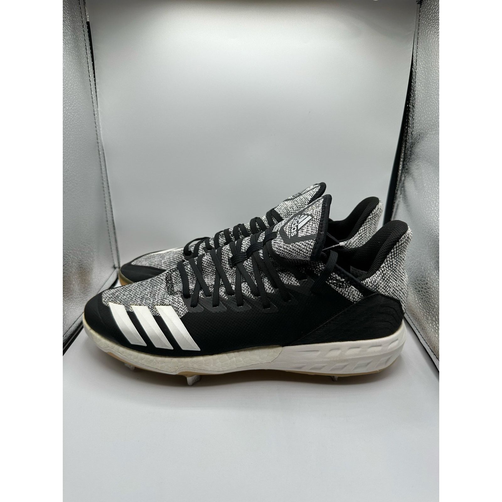 Adidas Adidas Icon 4 Boost Primknit “Oreo” Baseball Cleat size 13.5 Size US 13 / EU 46 - 1 Thumbnail