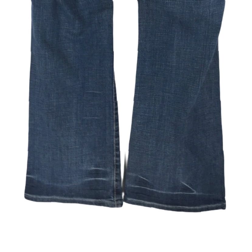 Denime X2 Jeans Boot Cut Flare Denim Dark Wash Blue 32X28 Women 10 Denim Jeans 5-Pocket Zipper Button Mid Rise Regular Inseam 28 Pants Size 32" / US 10 / IT 46 - 5 Thumbnail