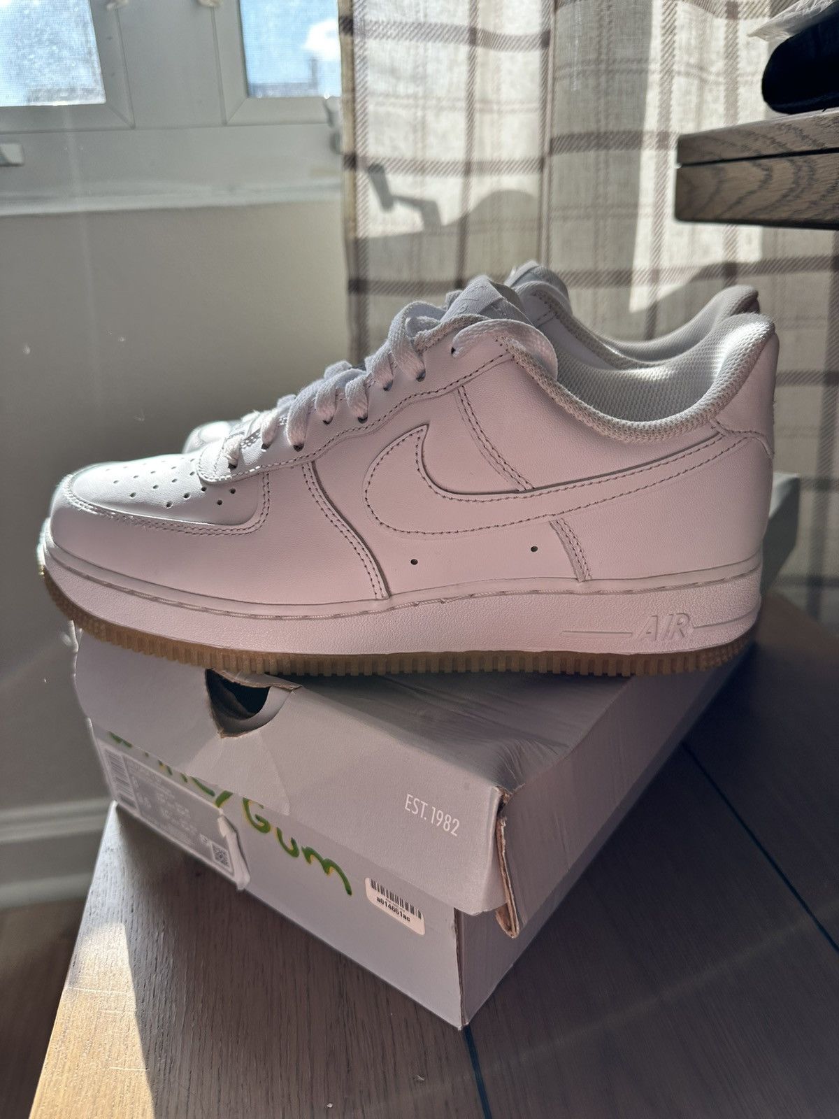 Nike Nike Air Force 1 white/gum Size US 8 / EU 41 - 2 Thumbnail