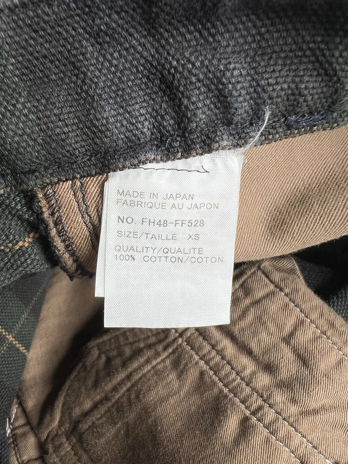 Final Home Tsumura FH Plaid Cargo Survival Pocket Parachute Jeans Pants Size US 30 / EU 46 - 10 Thumbnail