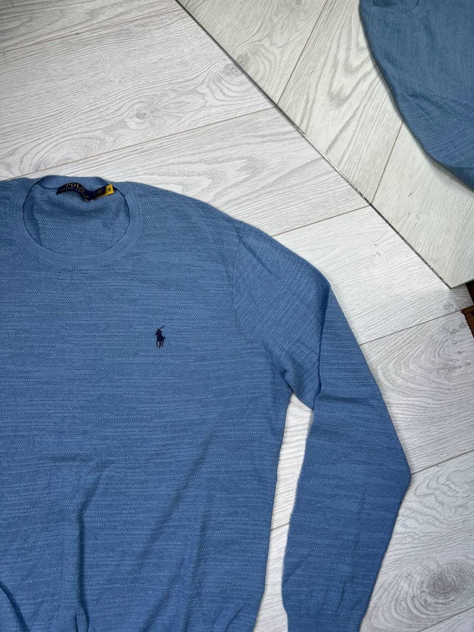 Polo Ralph Lauren × Vintage Vintage Polo Ralph Lauren Striped Boxy Sweater Y2K L Size US L / EU 52-54 / 3 - 2 Thumbnail