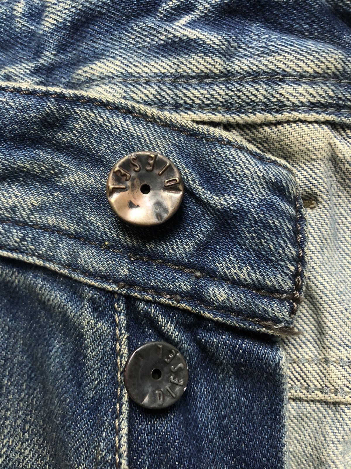 Diesel Vintage Diesel Distressed Dirty Faded Jeans Size US 32 / EU 48 - 8 Thumbnail
