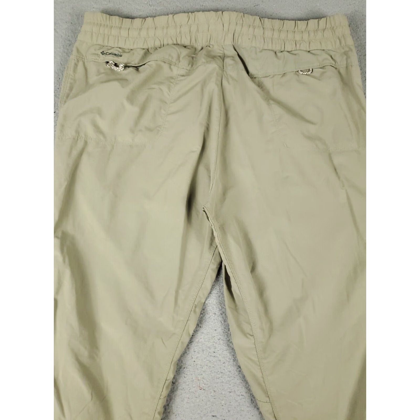 Vintage Columbia Pants Womens Size Large Beige Cargo Lace Tie Active Outdoors Jogger Size 36" / US 14 / IT 50 - 7 Thumbnail