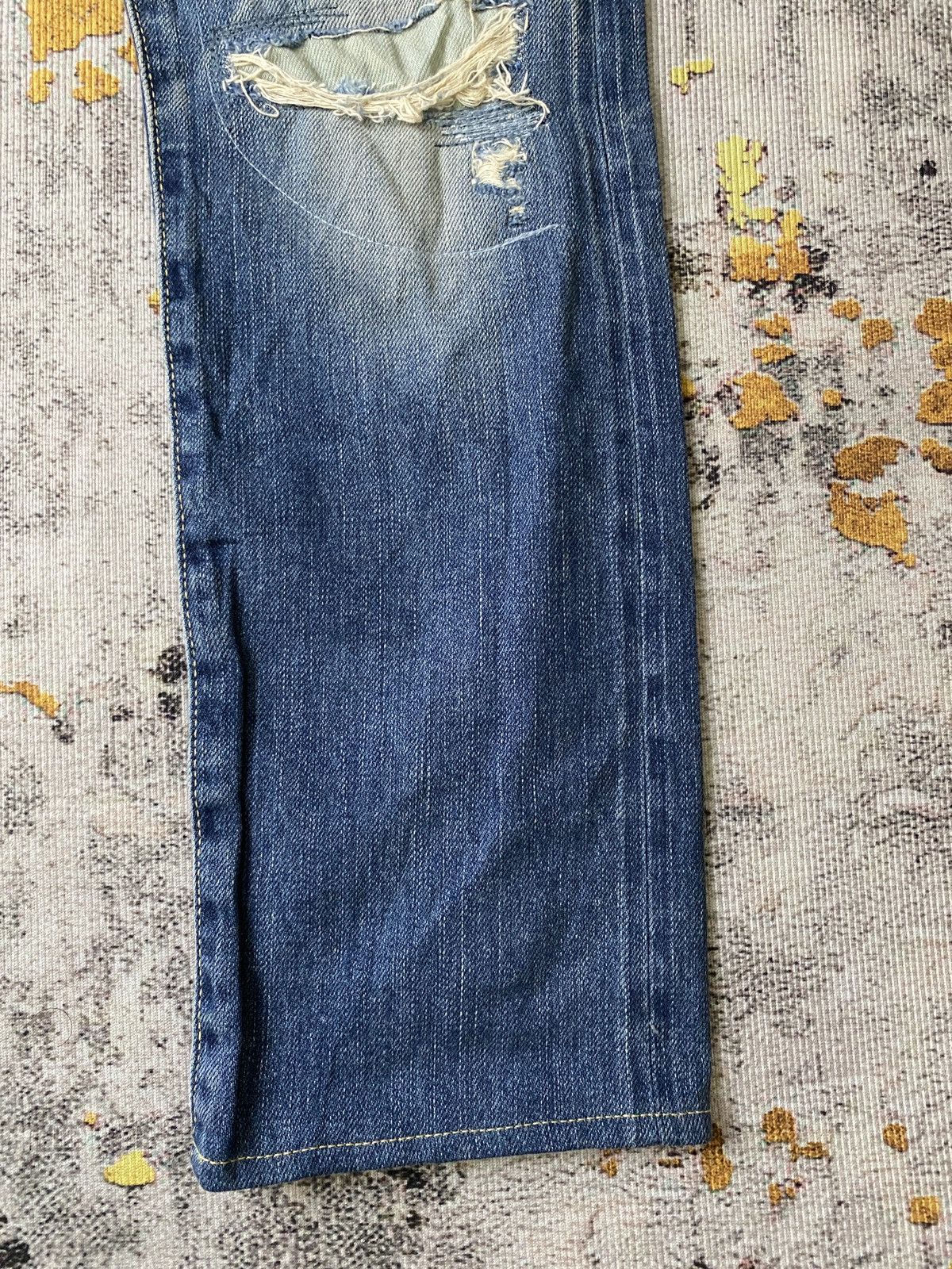 Hysteric Glamour Hysteric Glamour Japan Distressed Patchwork Selvedge Denim Size US 28 / EU 44 - 6 Thumbnail