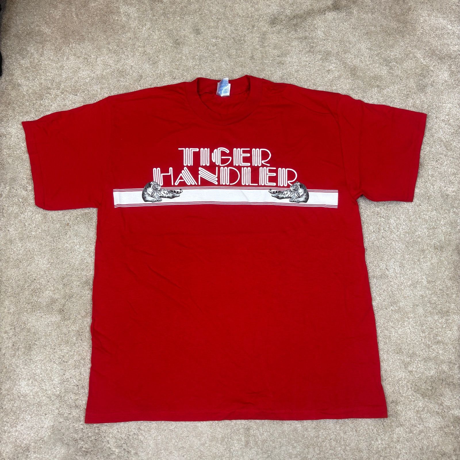Vintage 2009 The Hangover Tiger Handler Promo T Shirt Men's Large Size US L / EU 52-54 / 3 - 4 Thumbnail