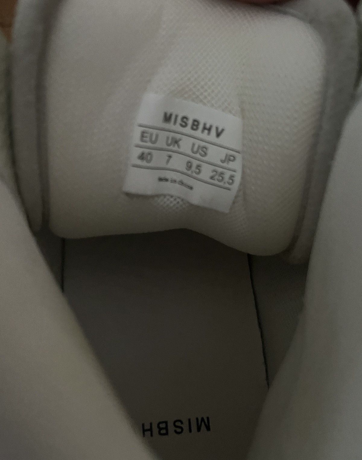 Misbhv Never-Worn MISBHV High Top, Off-White, Size EU 40, US 9.5 Size US 9.5 / IT 39.5 - 7 Thumbnail