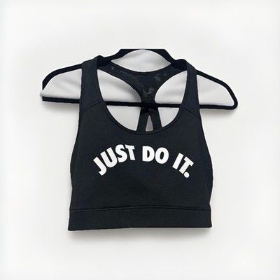 Nike NWOT women's Nike Black “Just Do It” Sports Bra Size XL / US 12-14 / IT 48-50 - 1 Thumbnail