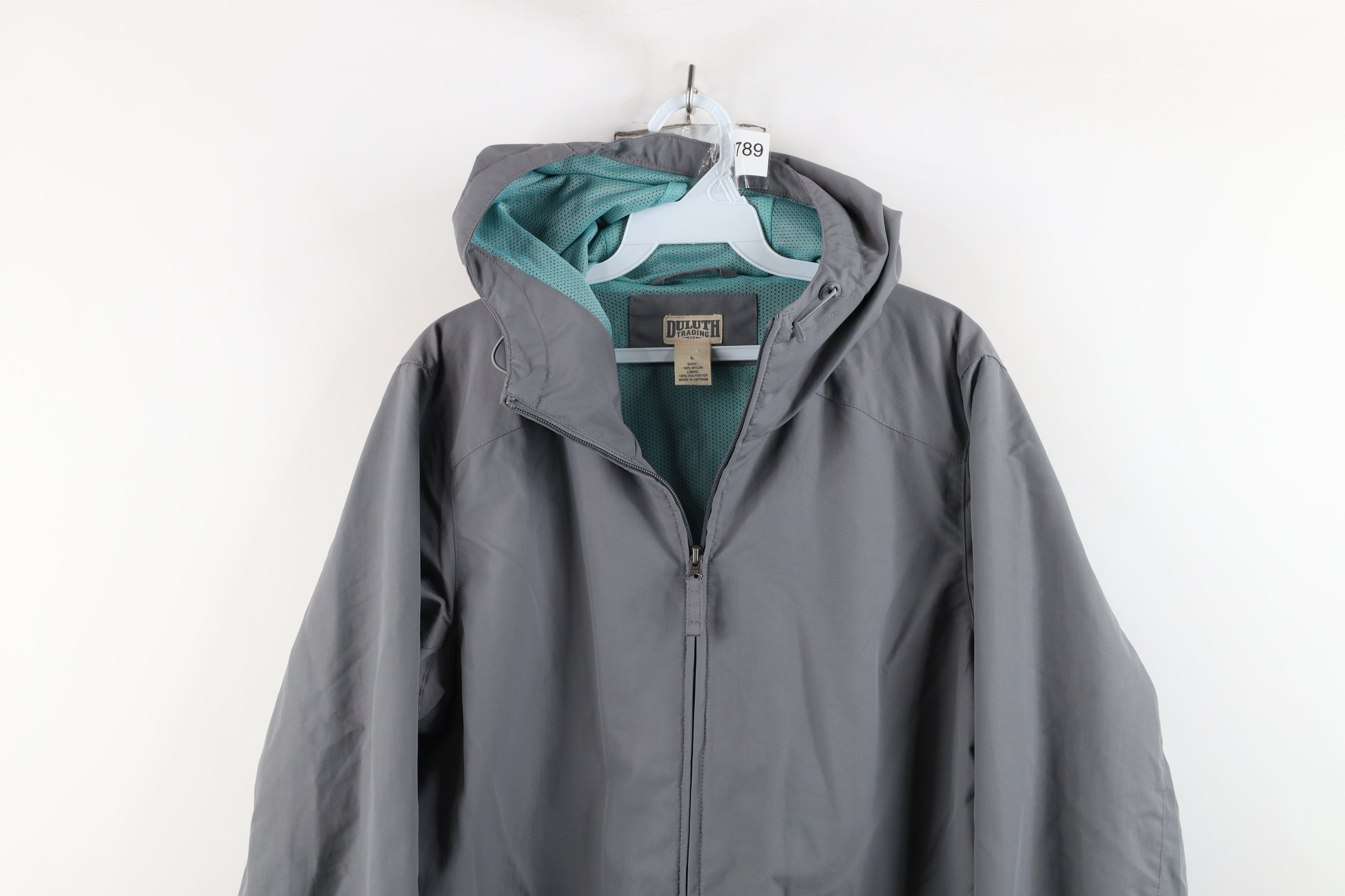 Duluth Trading Company × Vintage Duluth Trading Co Full Zip Hooded Parka Jacket Gray Size L / US 10 / IT 46 - 2 Thumbnail
