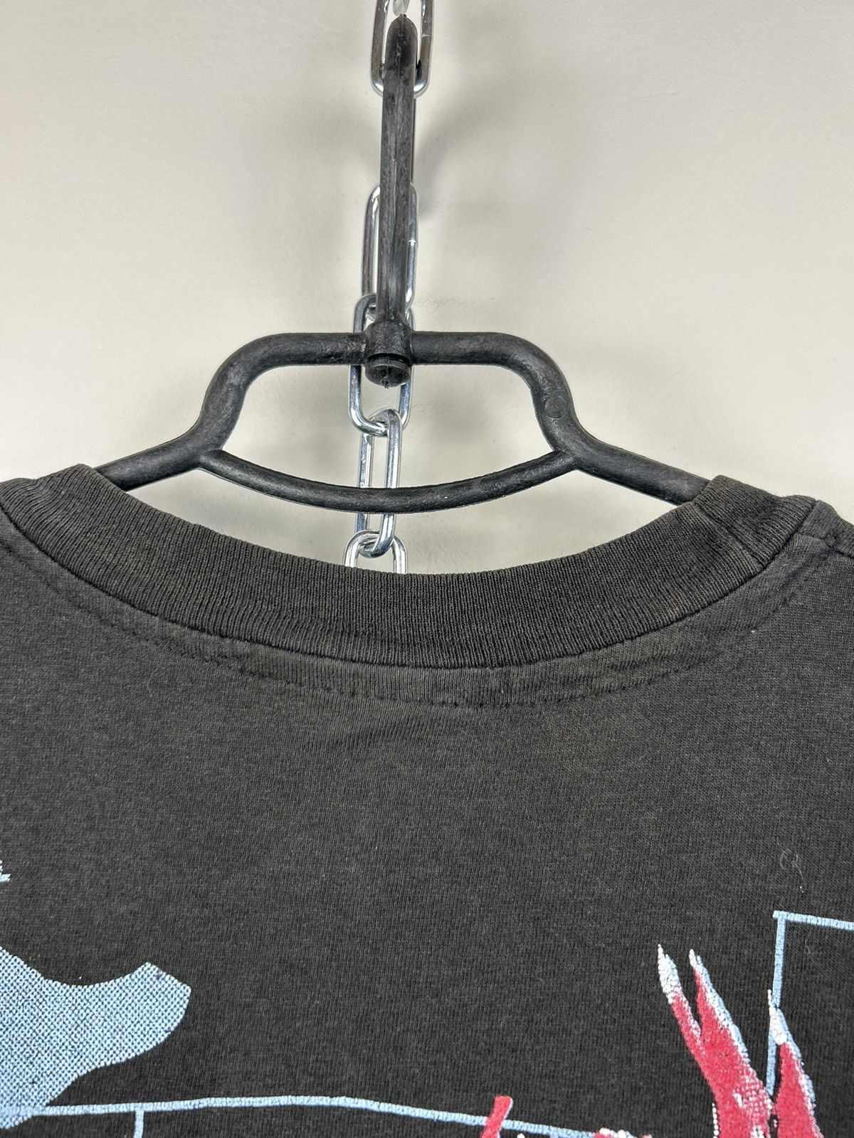 Pink Floyd Vintage 80s Pink Floyd The Wall 1982 Tour Over Print T shirt Size US XL / EU 56 / 4 - 18 Thumbnail
