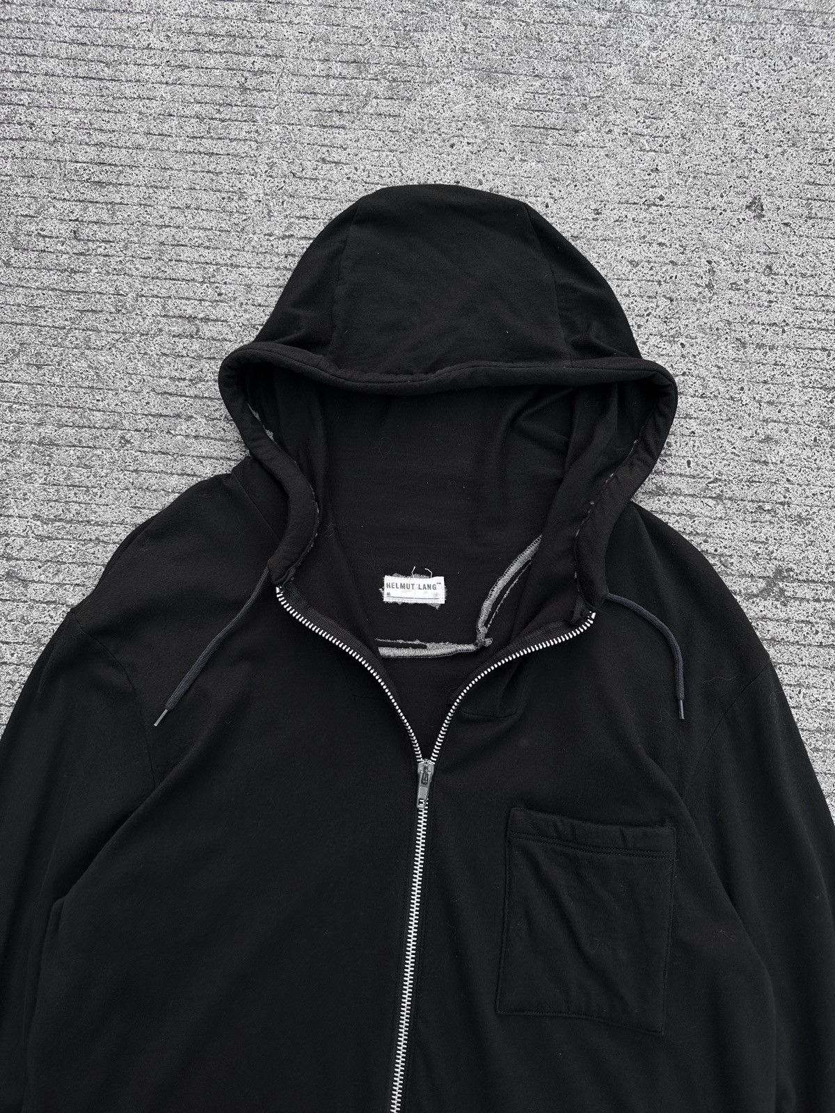 Helmut Lang Archive Helmut Lang Cotton One Pocket Hoodie Jacket Size US S / EU 44-46 / 1 - 6 Thumbnail