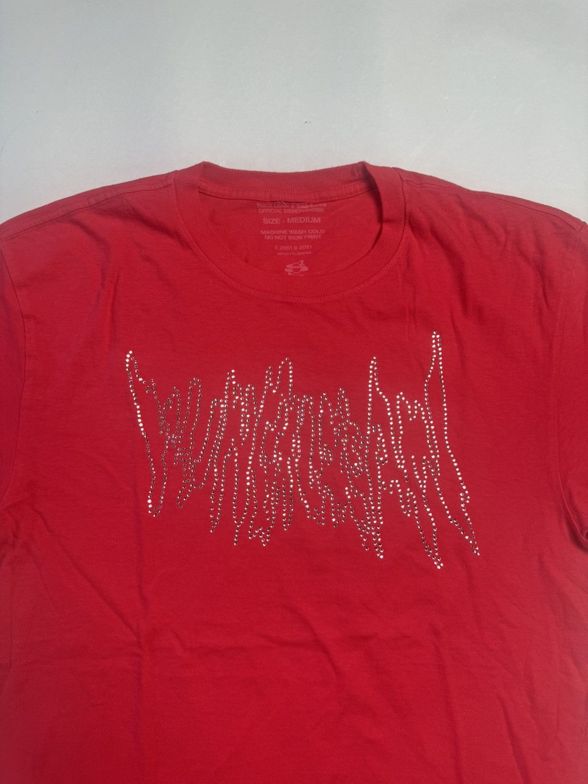 Band Tees × Drain Gang Young Lean Rhinestone T Shirt Size US M / EU 48-50 / 2 - 2 Thumbnail