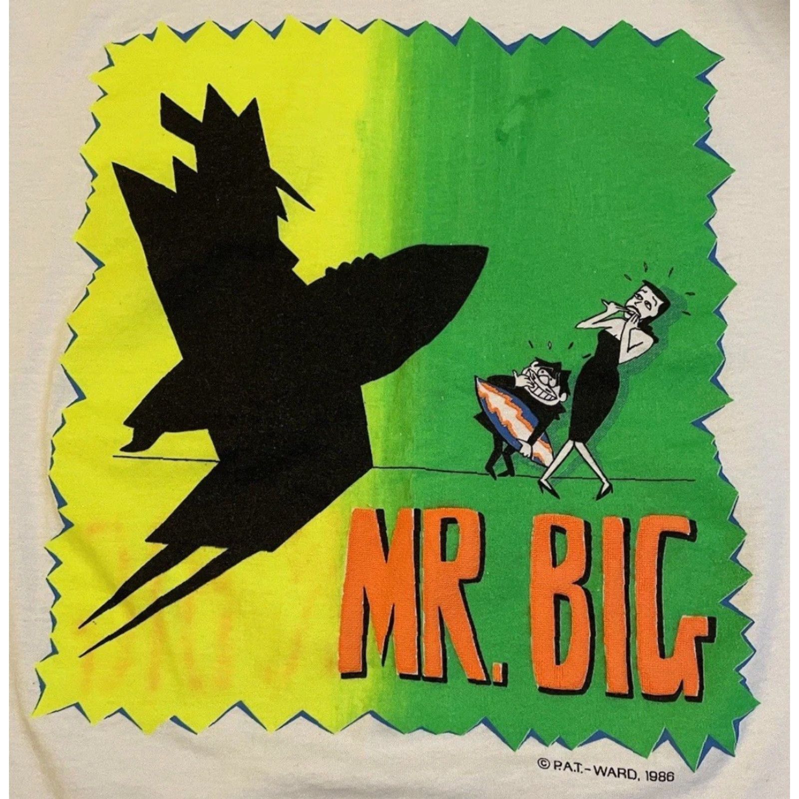 Vintage VINTAGE Rocky & Bullwinkle Mr Big Promo Shirt M Cartoon Funny TV 80s 90s Disney Mickey Minnie USA Disneyland Disney Shirt Mens White M Size US M / EU 48-50 / 2 - 2 Thumbnail