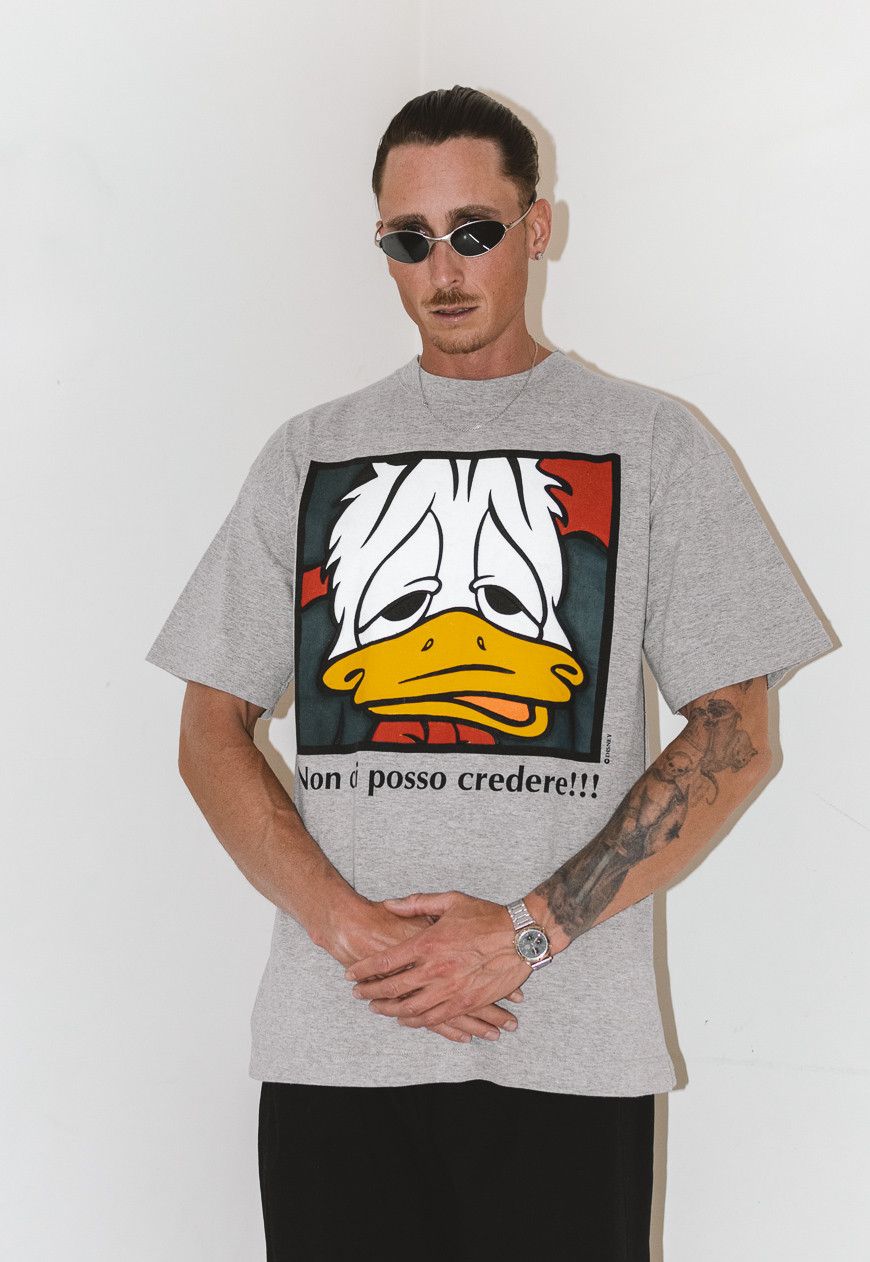 Disney × Vintage Vintage 90s luxury Disney Donald duck cartoon graphic Tee Size US L / EU 52-54 / 3 - 5 Thumbnail