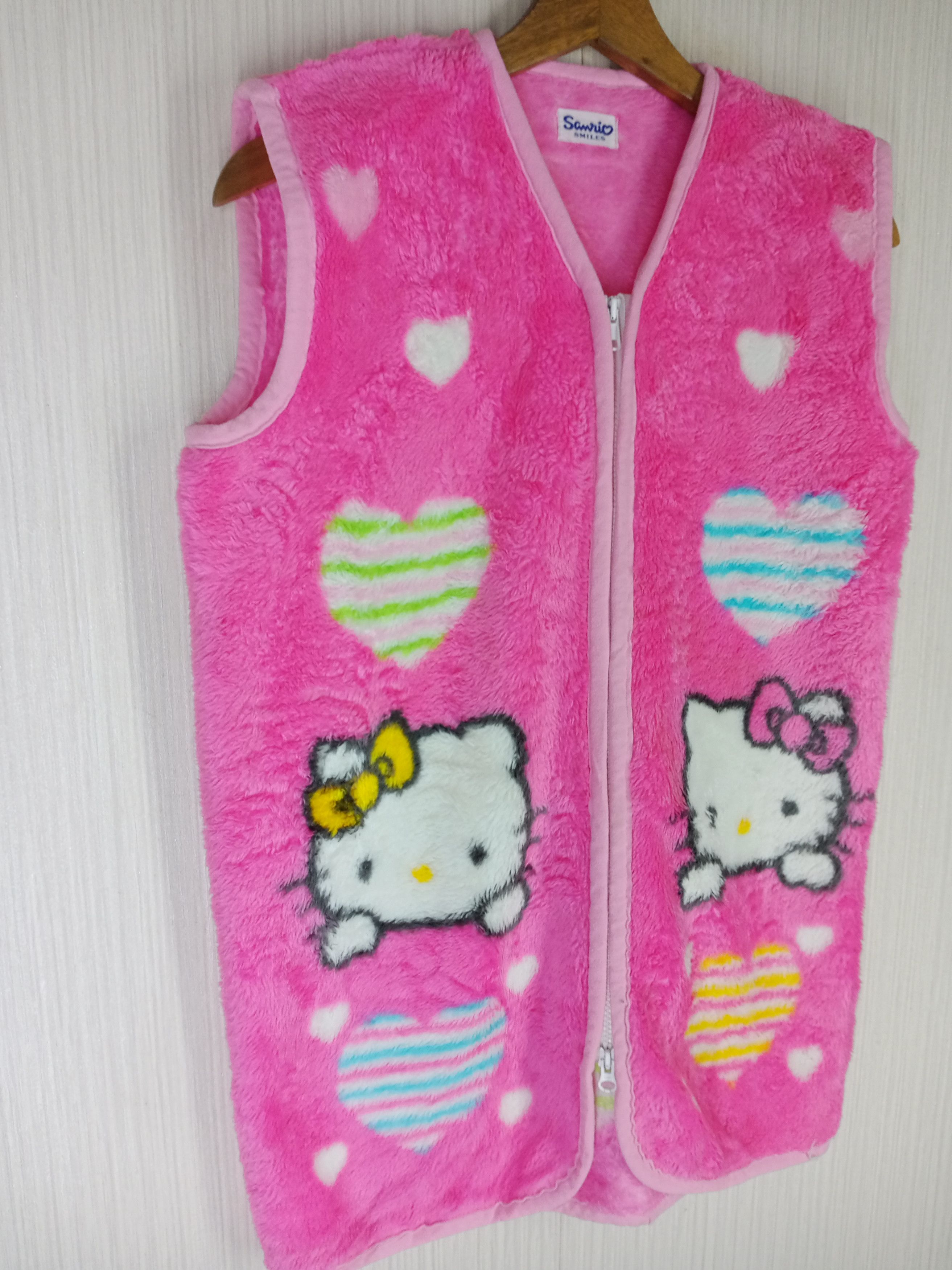 Cartoon Network Vintage Sanrio Hello Kitty Japanese Anime Fleece Vest Size M / US 6-8 / IT 42-44 - 5 Thumbnail