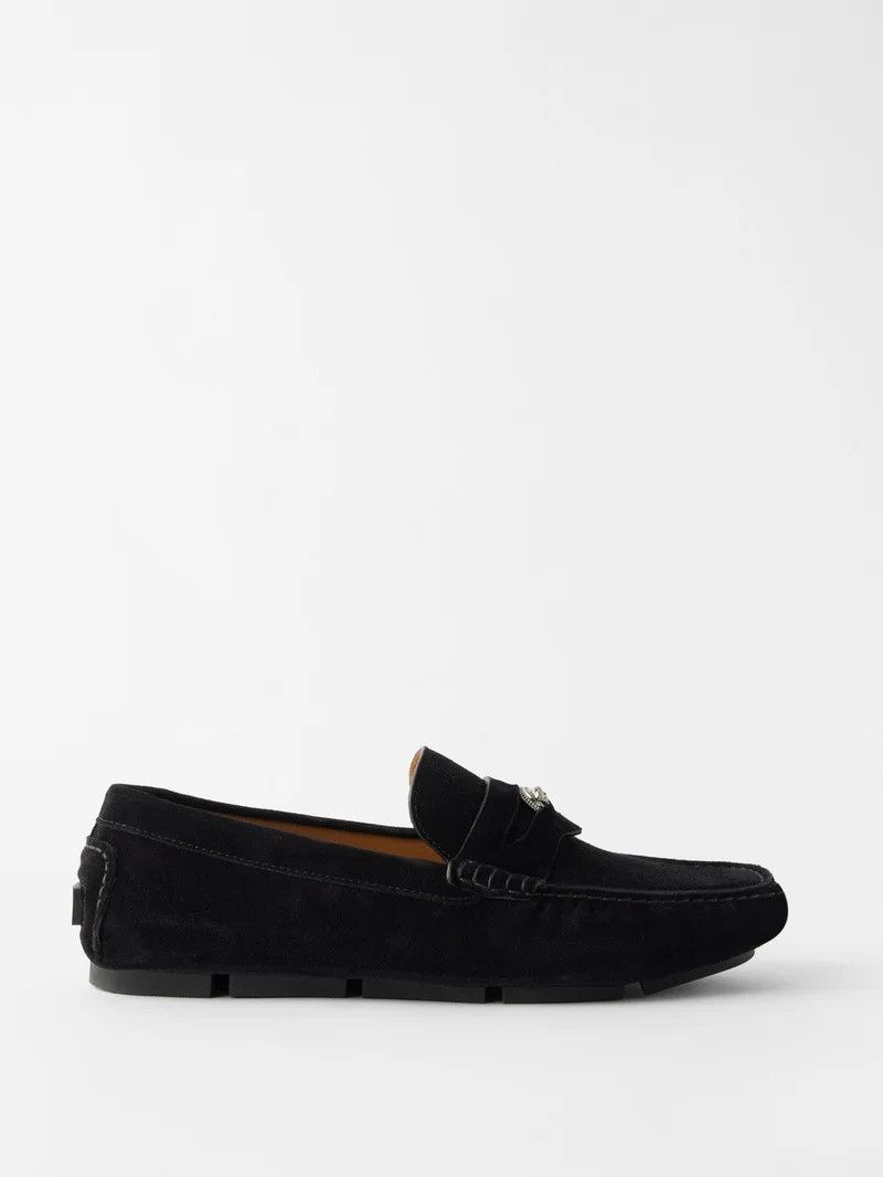 Versace o1y0425 Loafers in Black Size US 6 / EU 39 - 1 Thumbnail