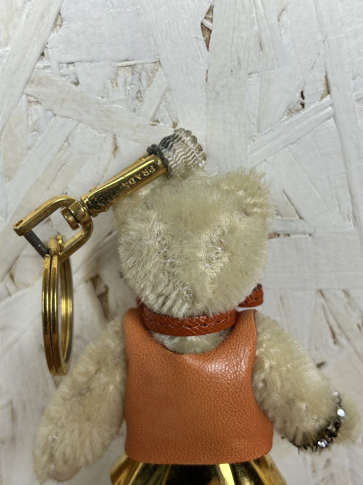 Prada Vintage Prada Metal Dress Teddy Bear Bag Charm Key Holder Size ONE SIZE - 7 Thumbnail