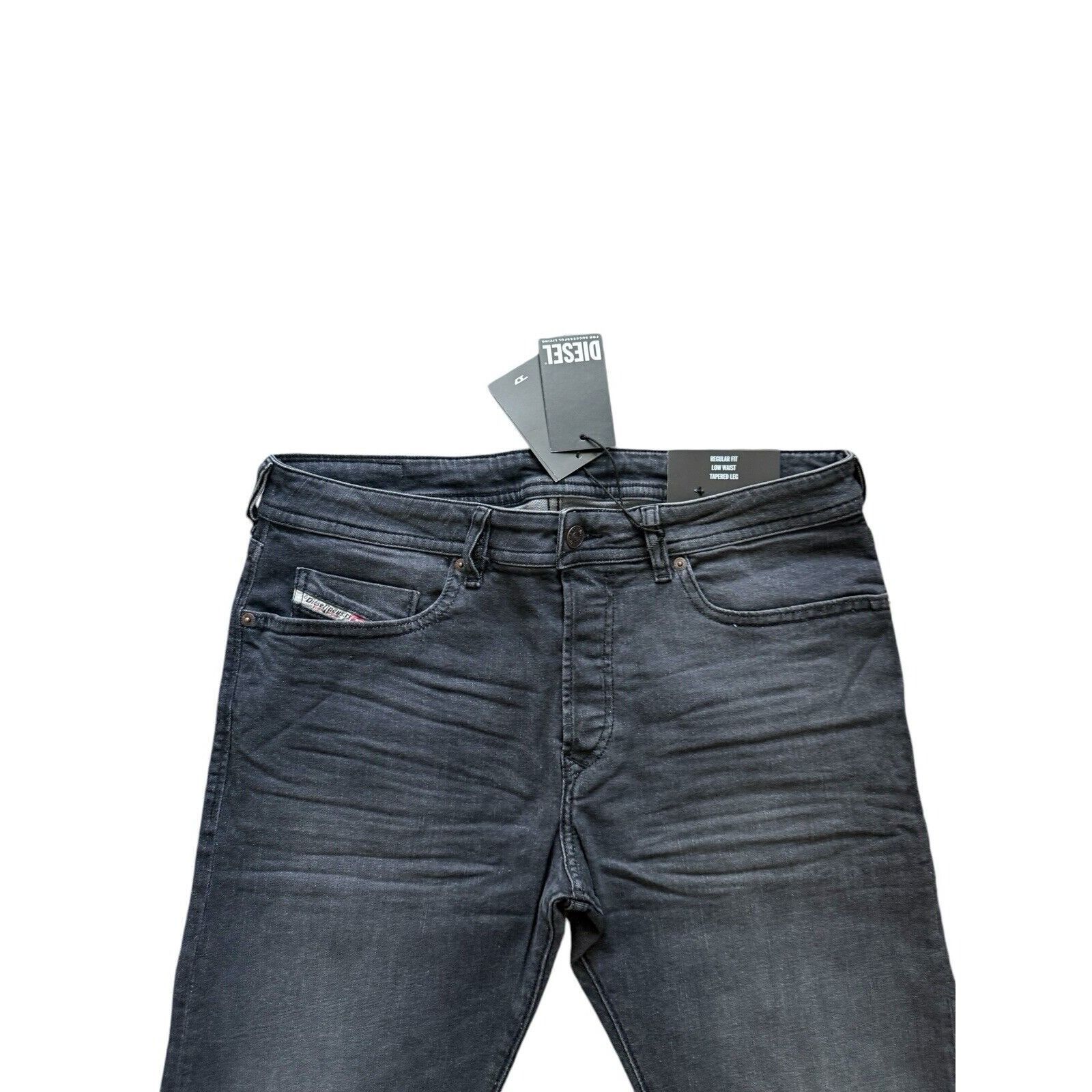 Diesel Diesel Mens Jeans Buster Slim Tapered RM063 Black Size 32/32 Size US 32 / EU 48 - 2 Thumbnail